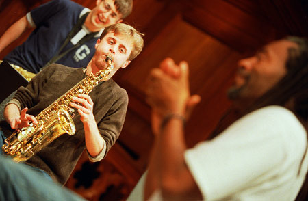 Bobby McFerrin with student
