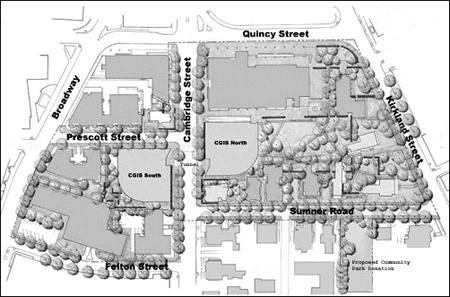 Map of Cambridge St,