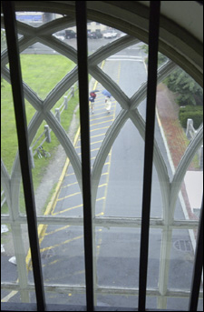 Lowell House, looking out