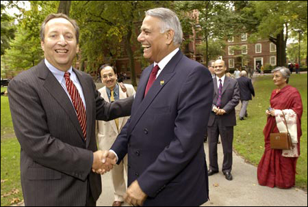 President Summers, Foreign Minister (India) Sinha