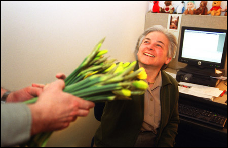 Joyce Guarnieri receiving