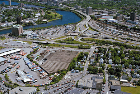 birdseye view of