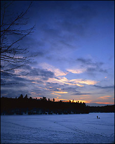 ice-fishing at