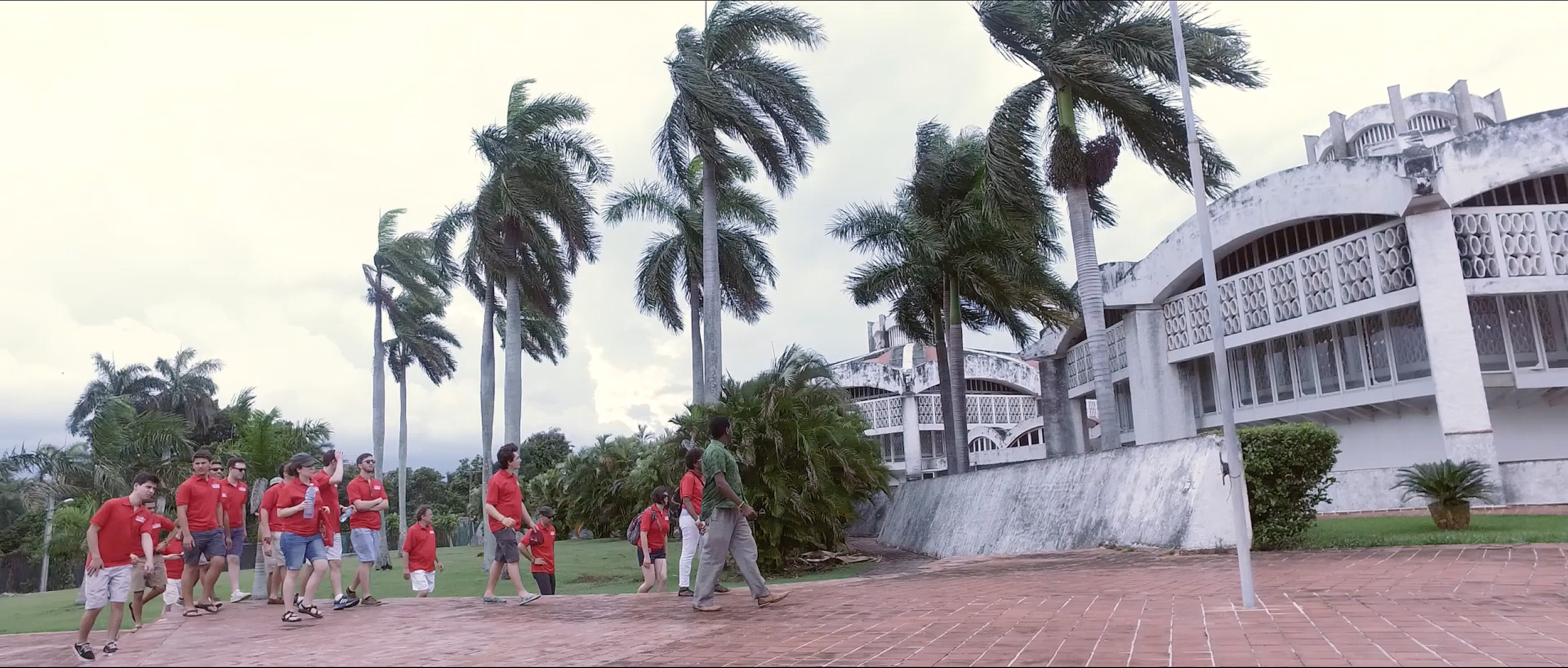 Harvard Jazz Band visits Cuba's National School for the Arts.