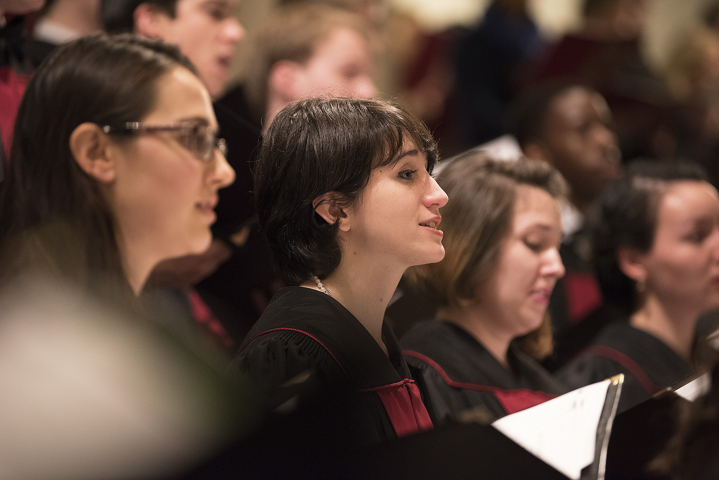 Members of the choir.