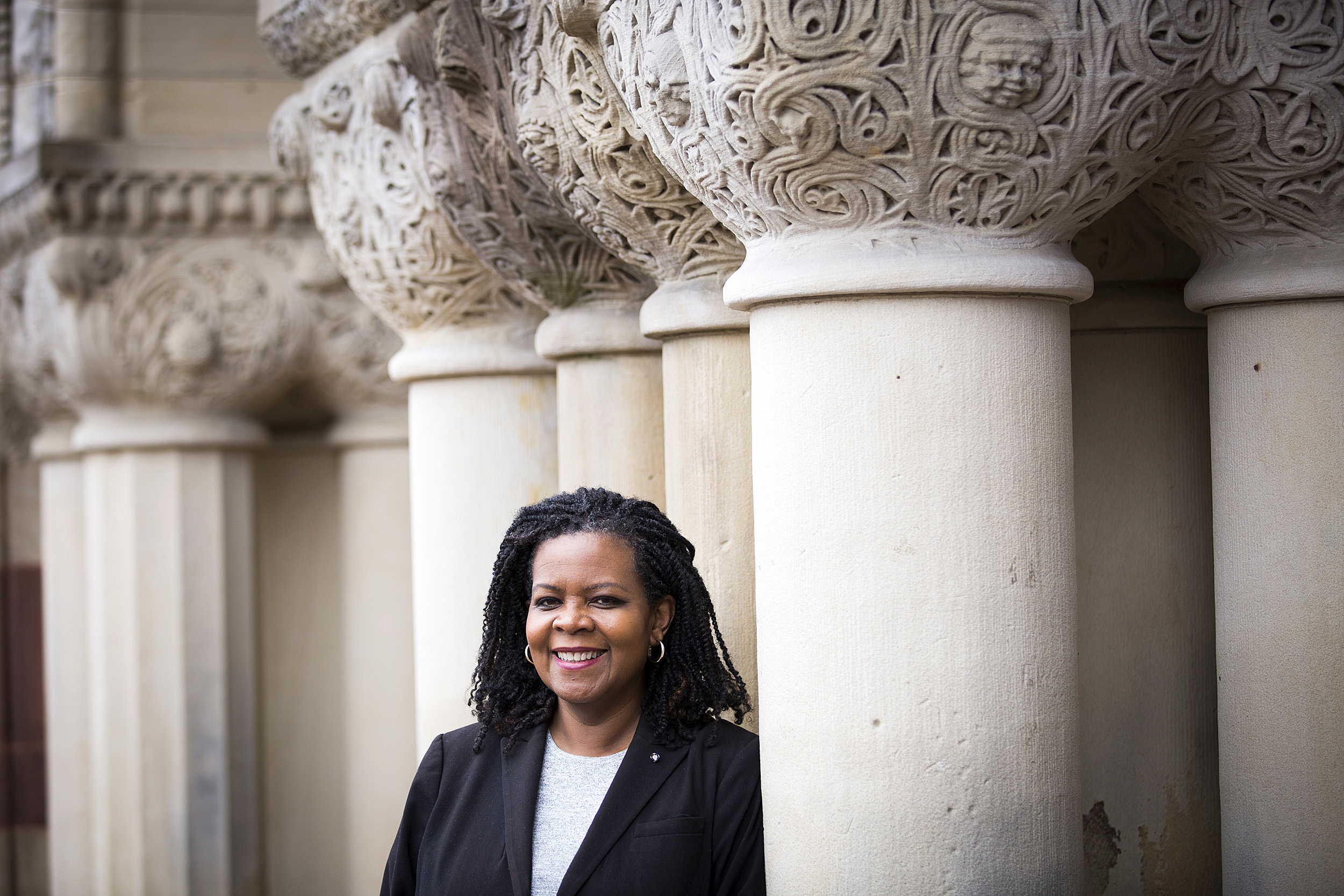 Annette Gordon-Reed by Austin Hall at Harvard Law School.