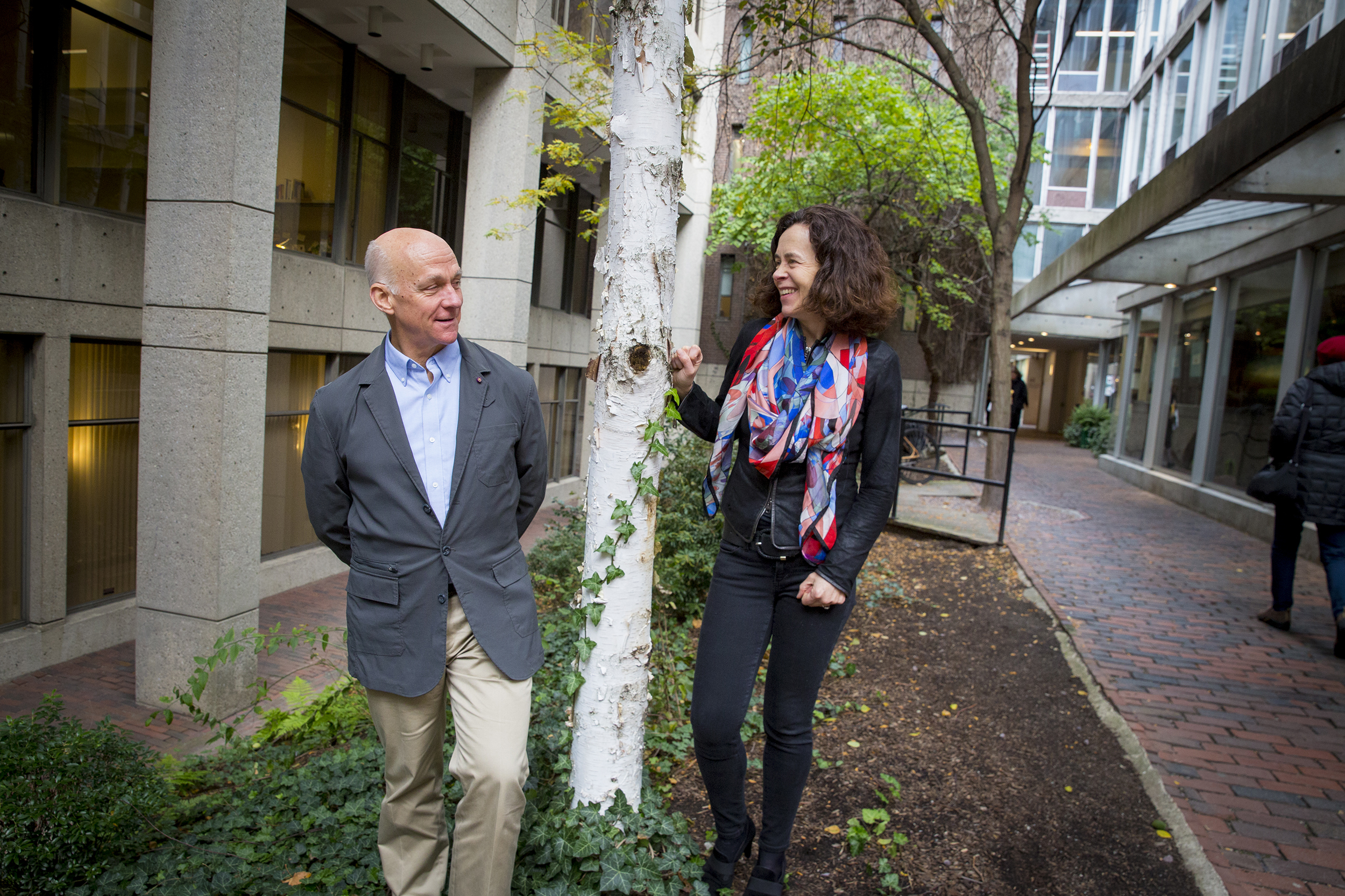 Bill Clark and Rebecca Henderson.