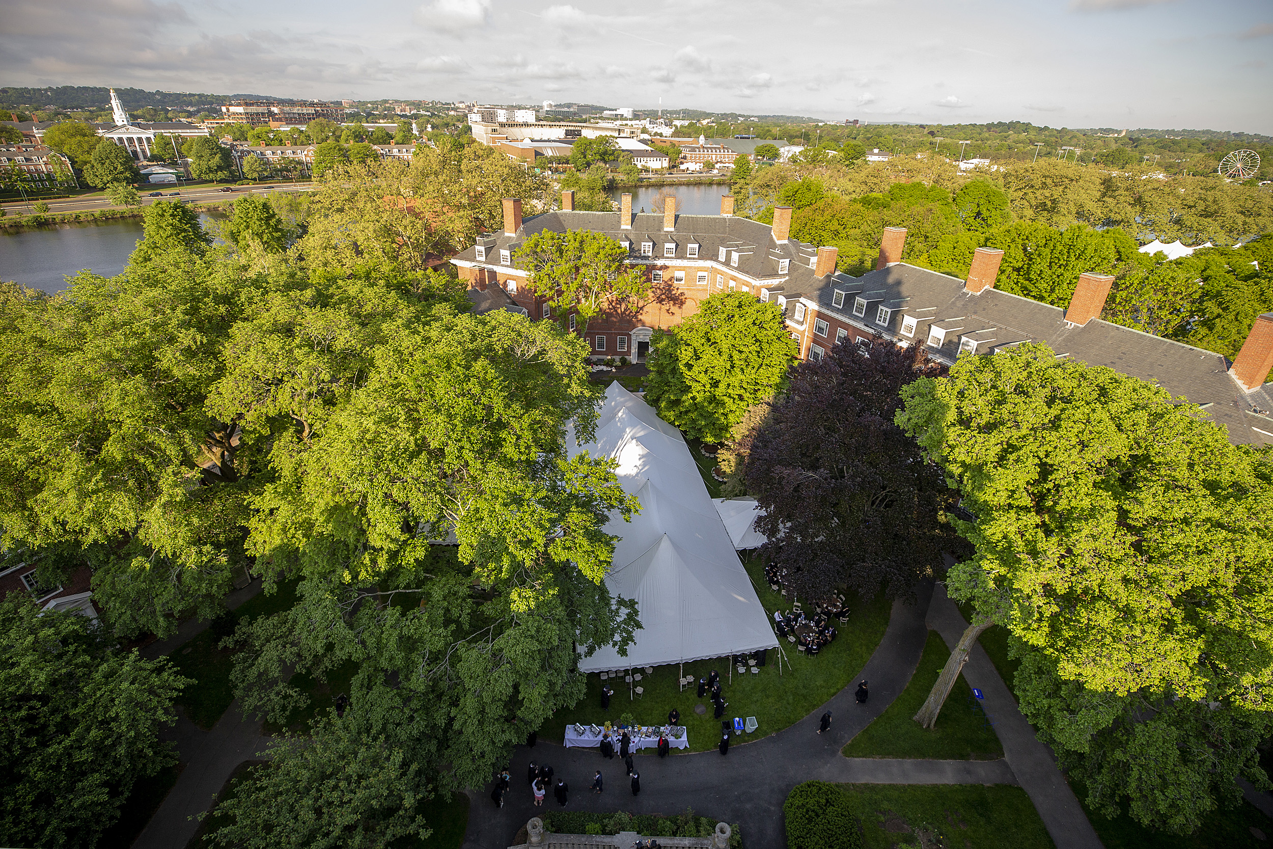 Overview of Harvard Square.