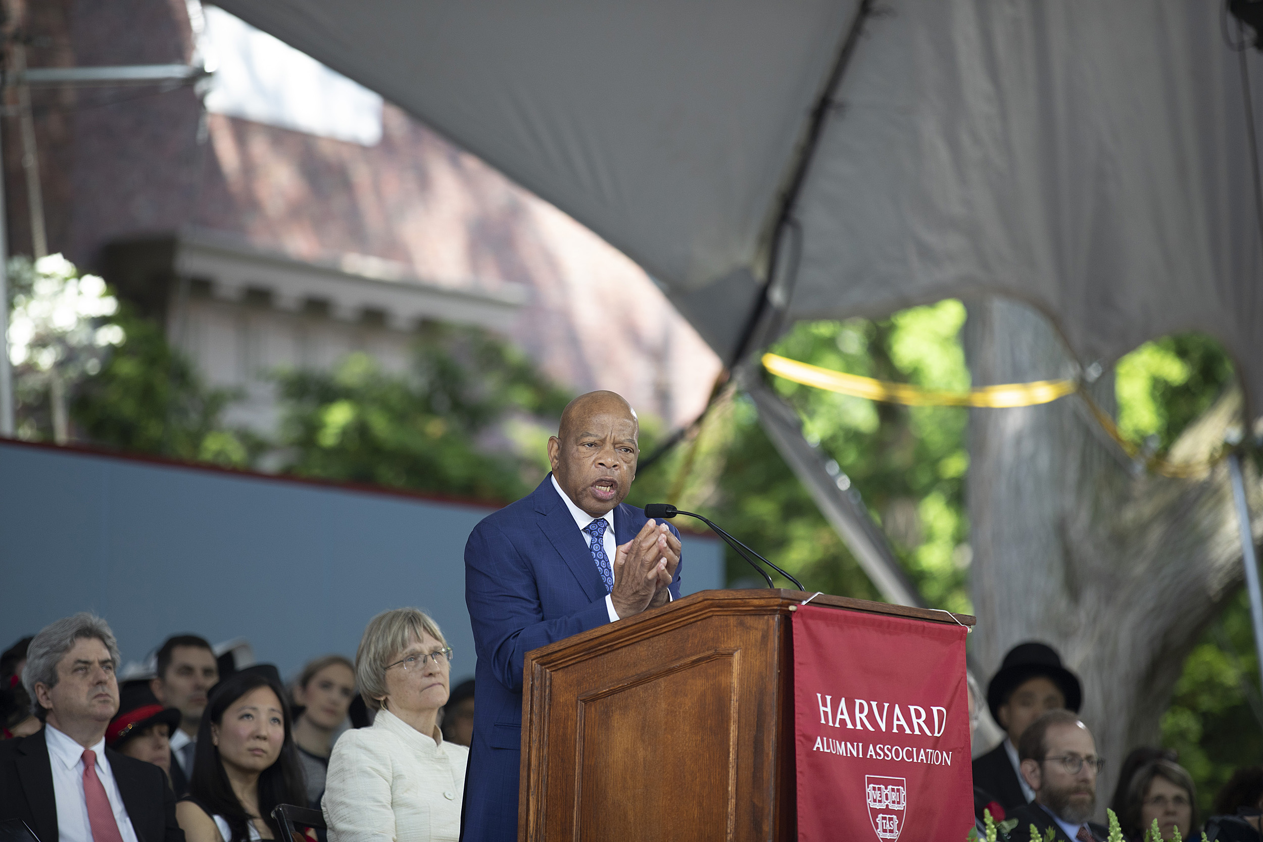 John Lewis speaks.