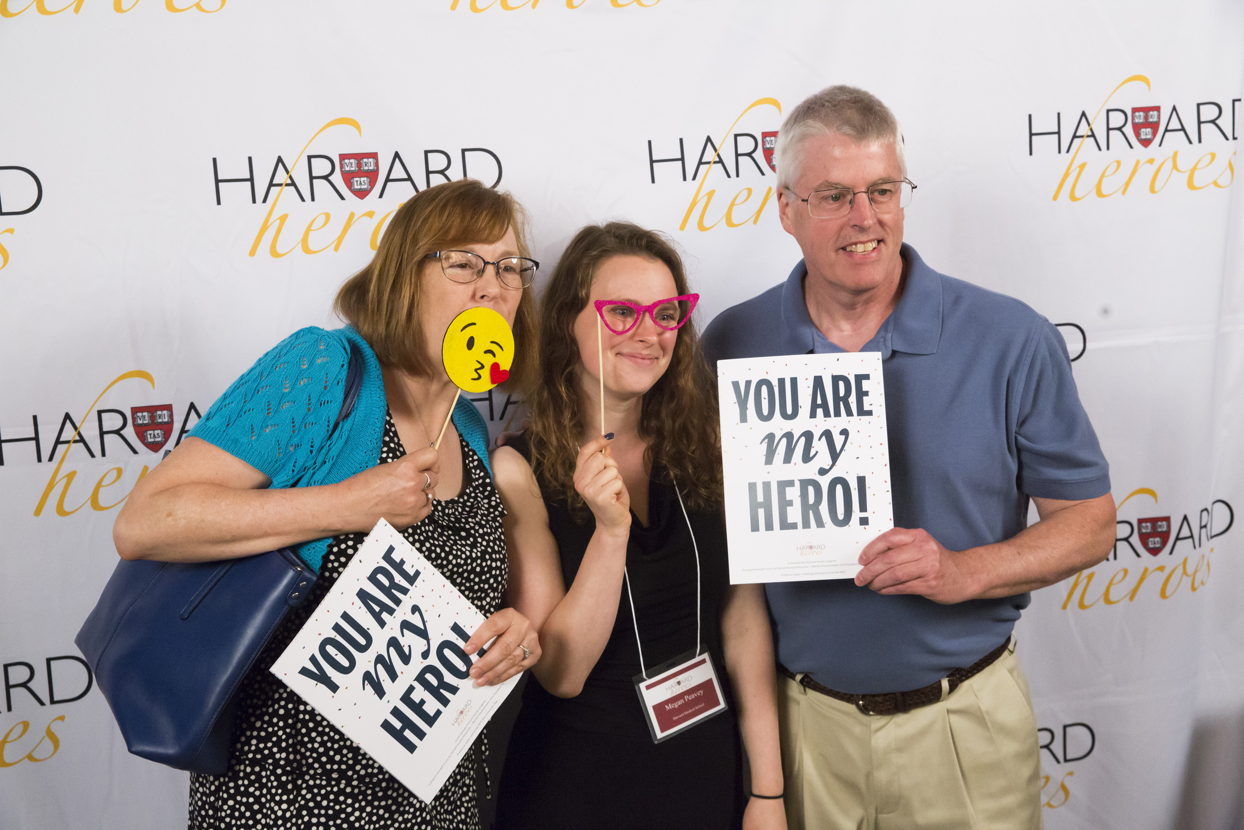 Megan Peavey with parents Kelly and Dan.