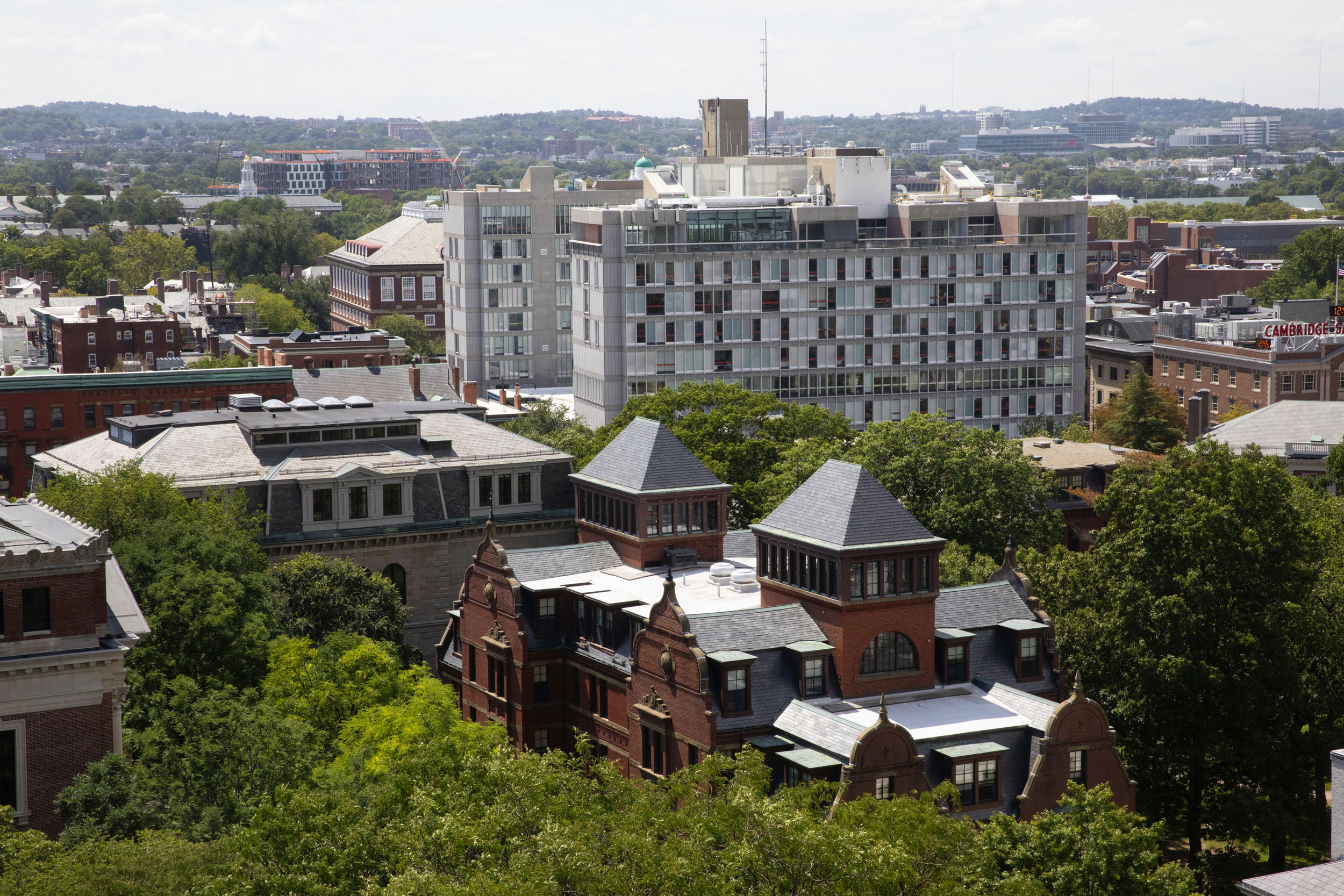 Overhead view of Smith Campus Center.