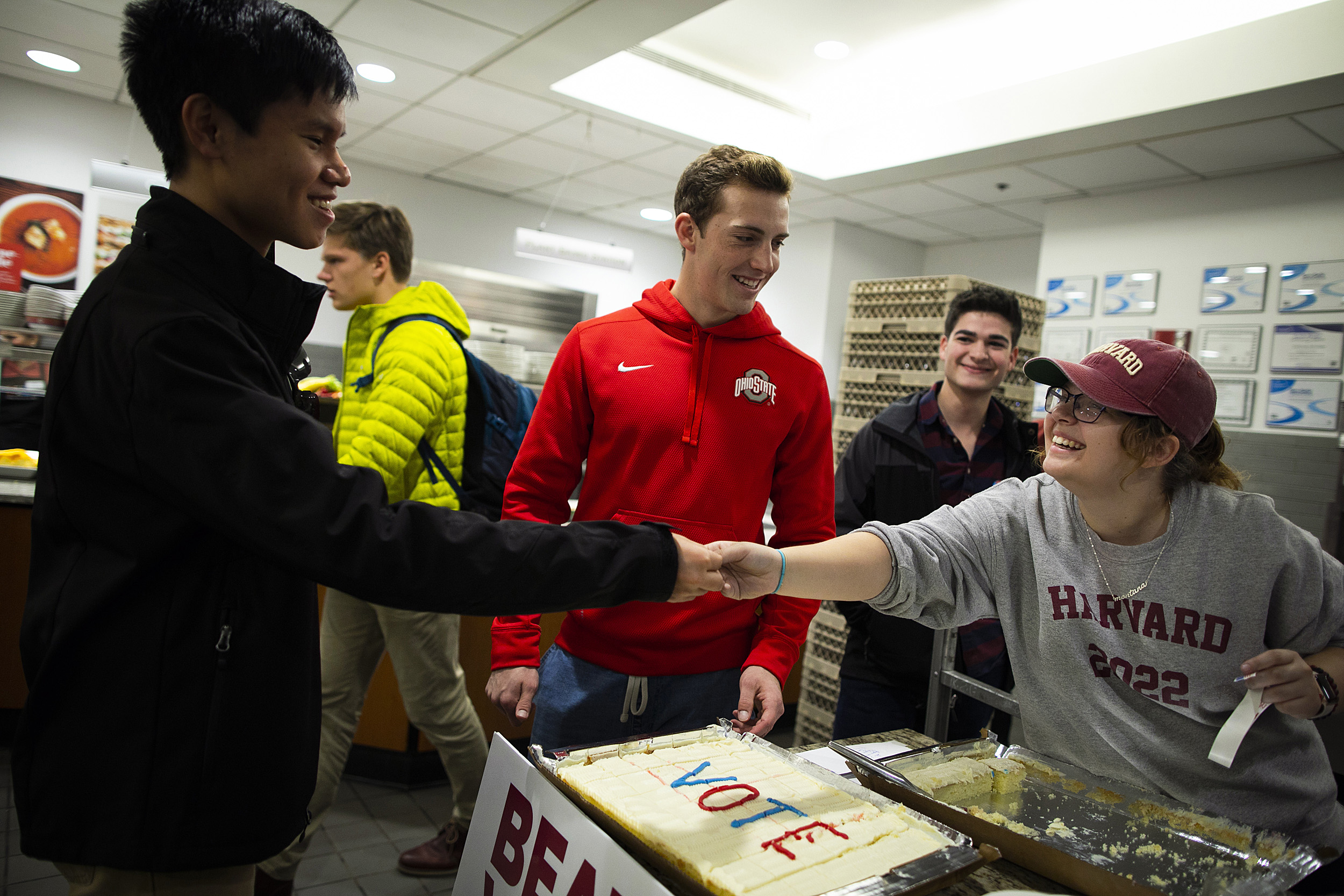 Harvard voter registration drive.