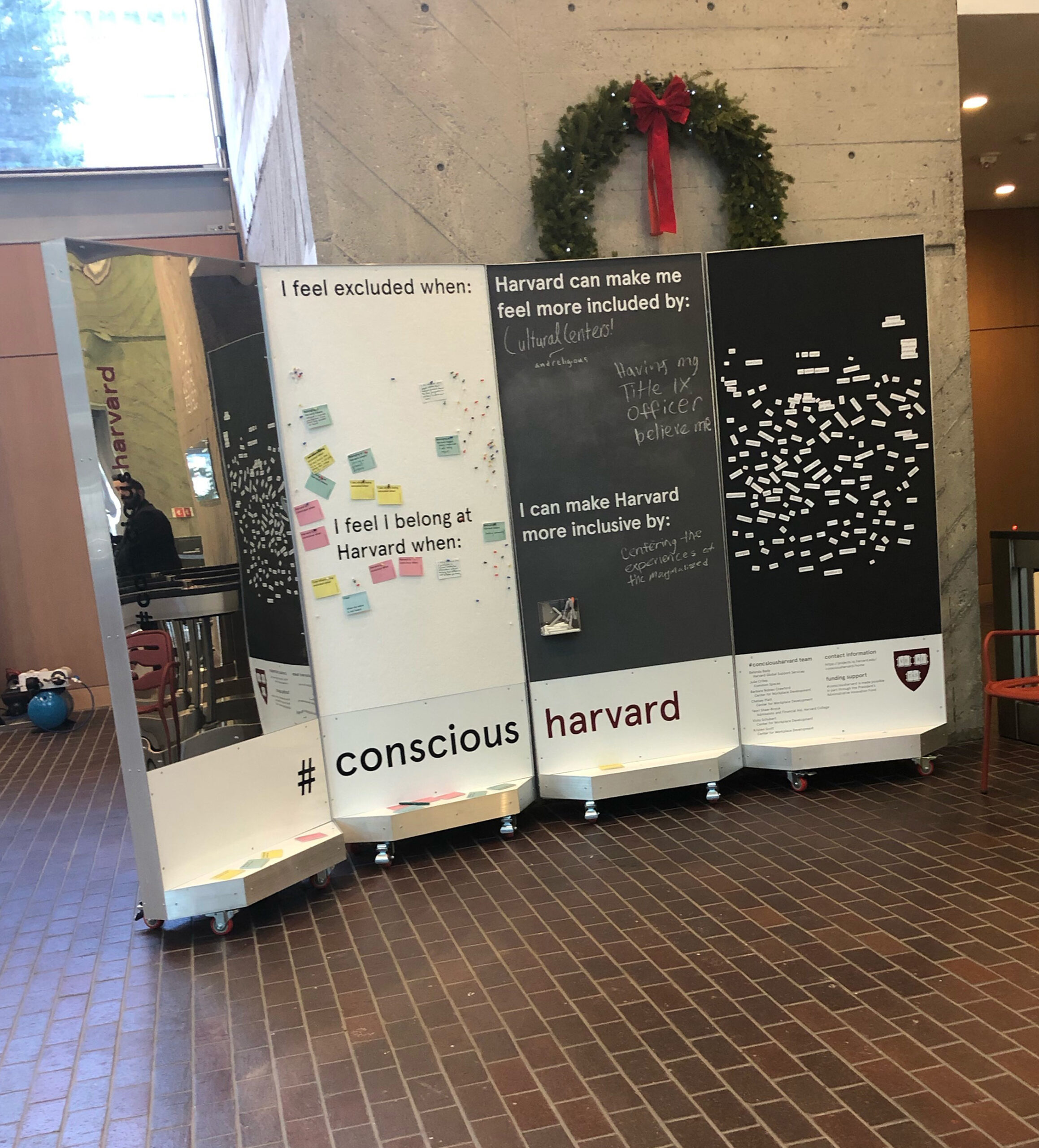 Vertical #consciousharvard Sounding Board