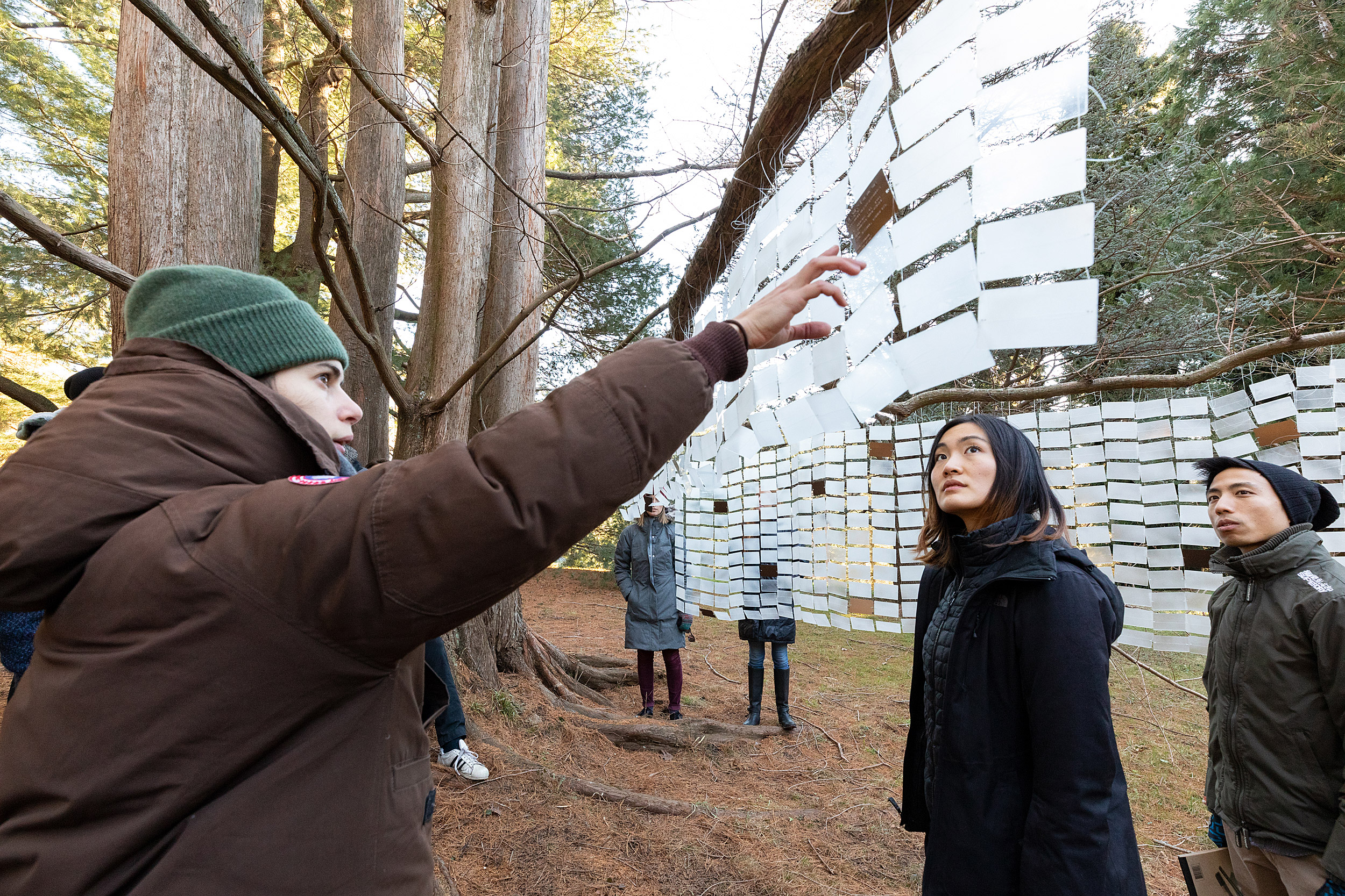 Harvard GSD students at the Arnold Arboretum.