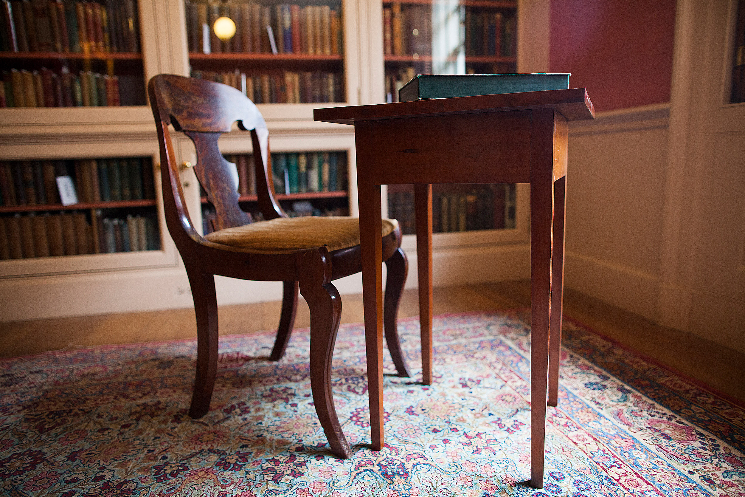 Emily Dickinson's chair and desk