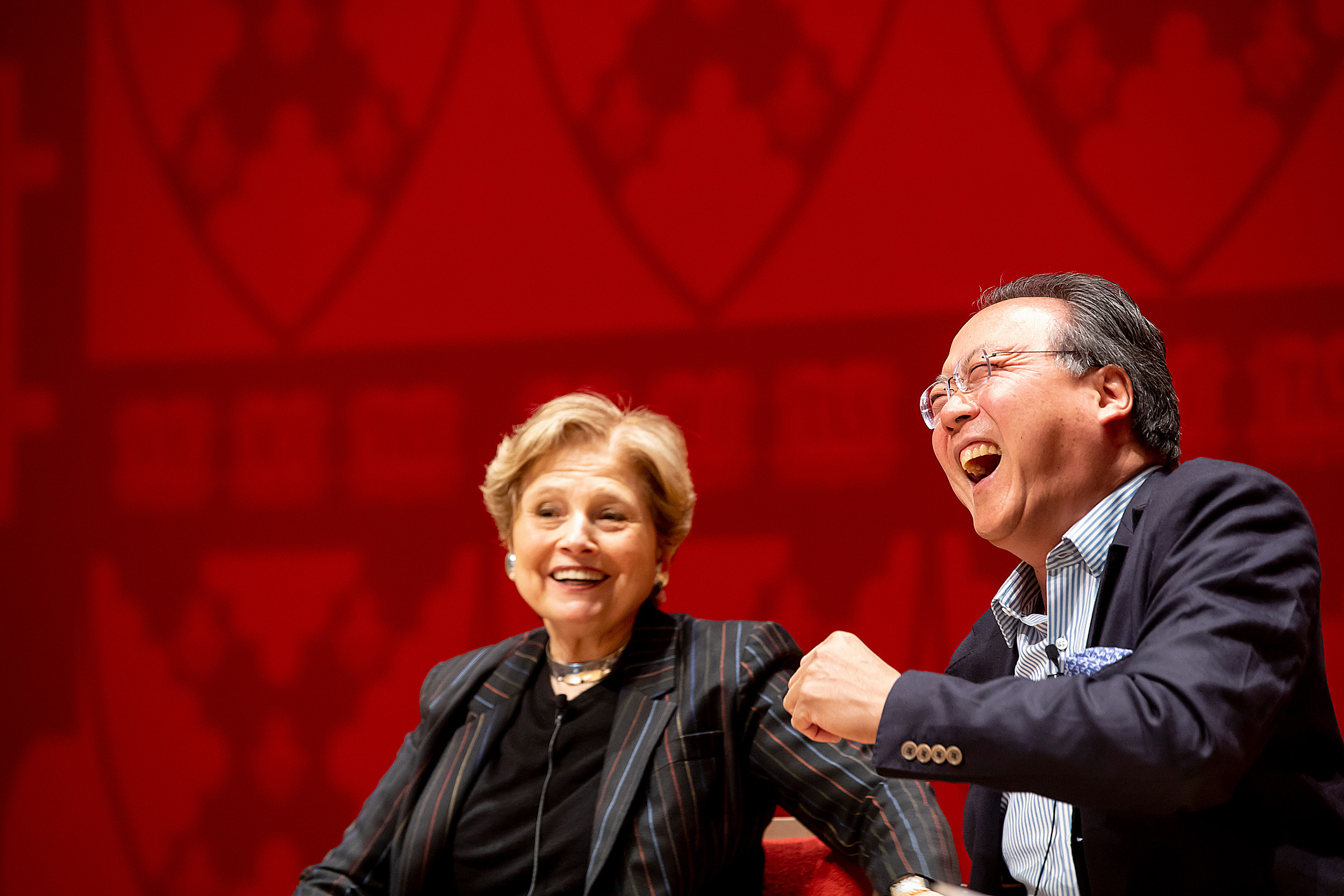 Deborah Borda and Yo-Yo Ma