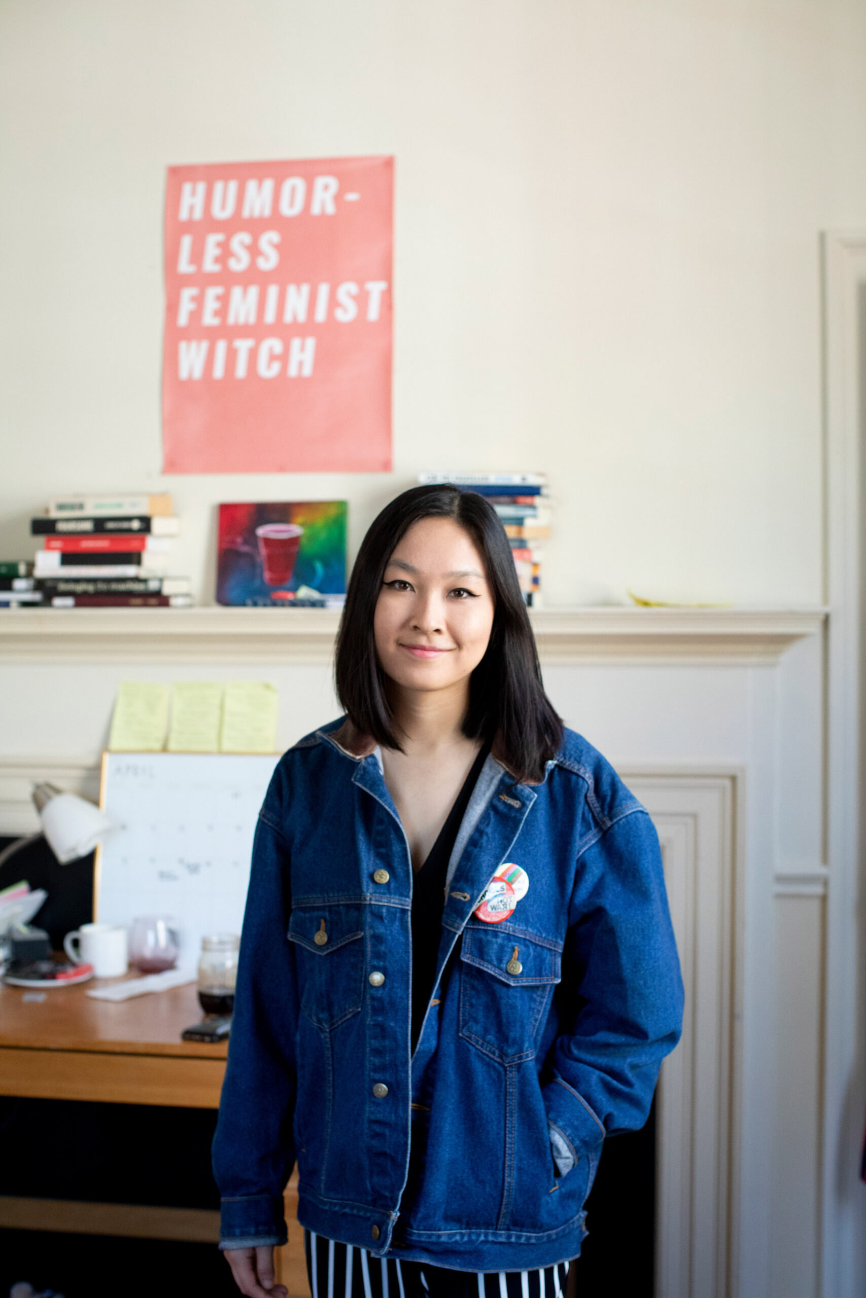 Cat Zhang in her dorm