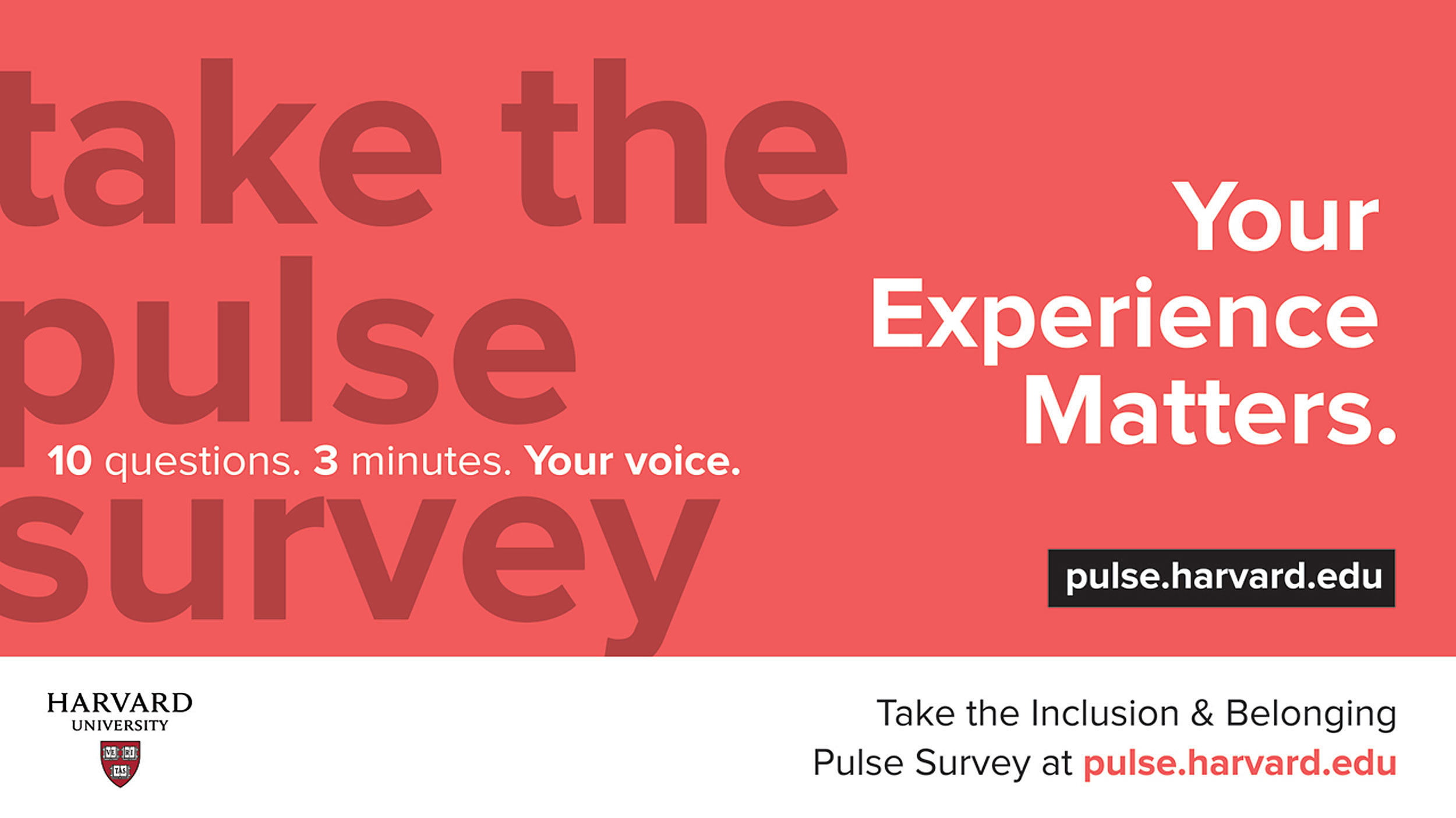 A poster advertising the survey