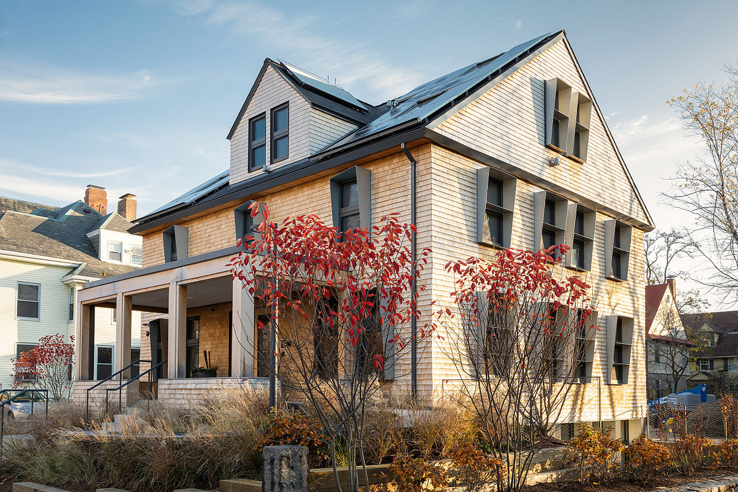 A house with modern touches