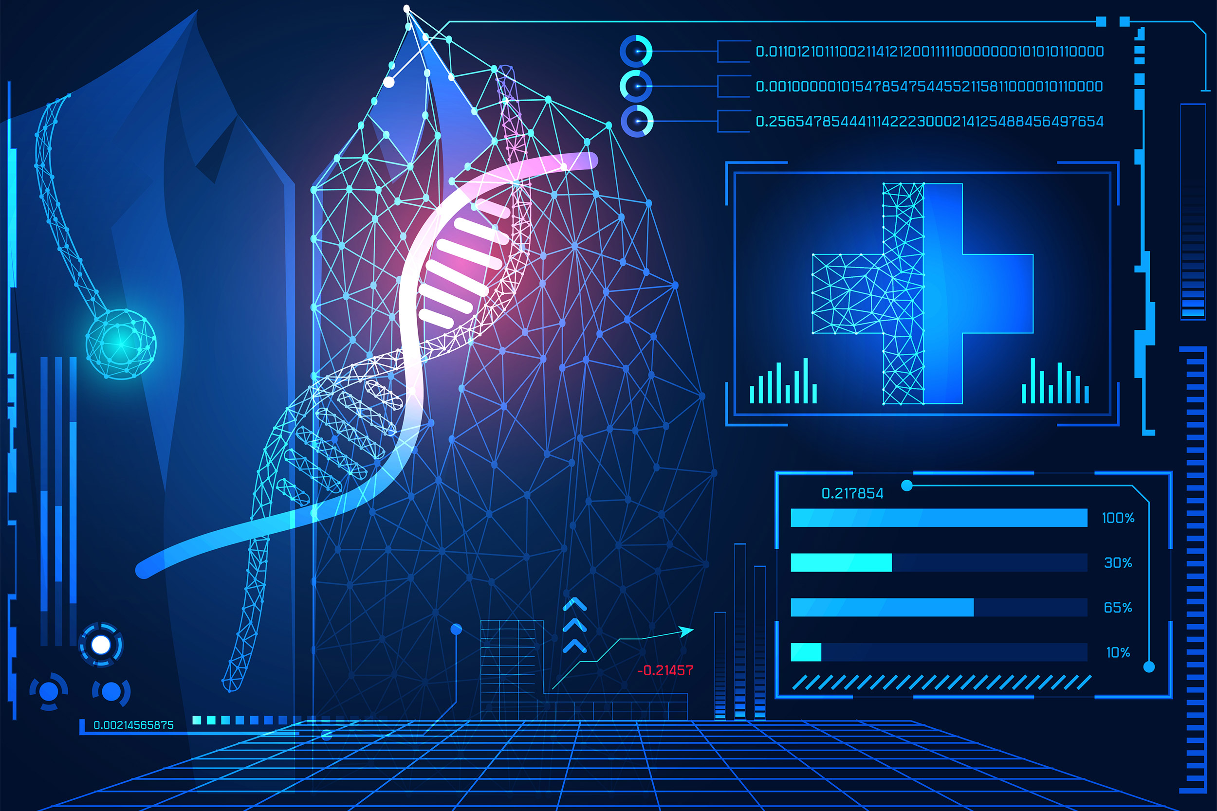 Illustration of abstract technology.