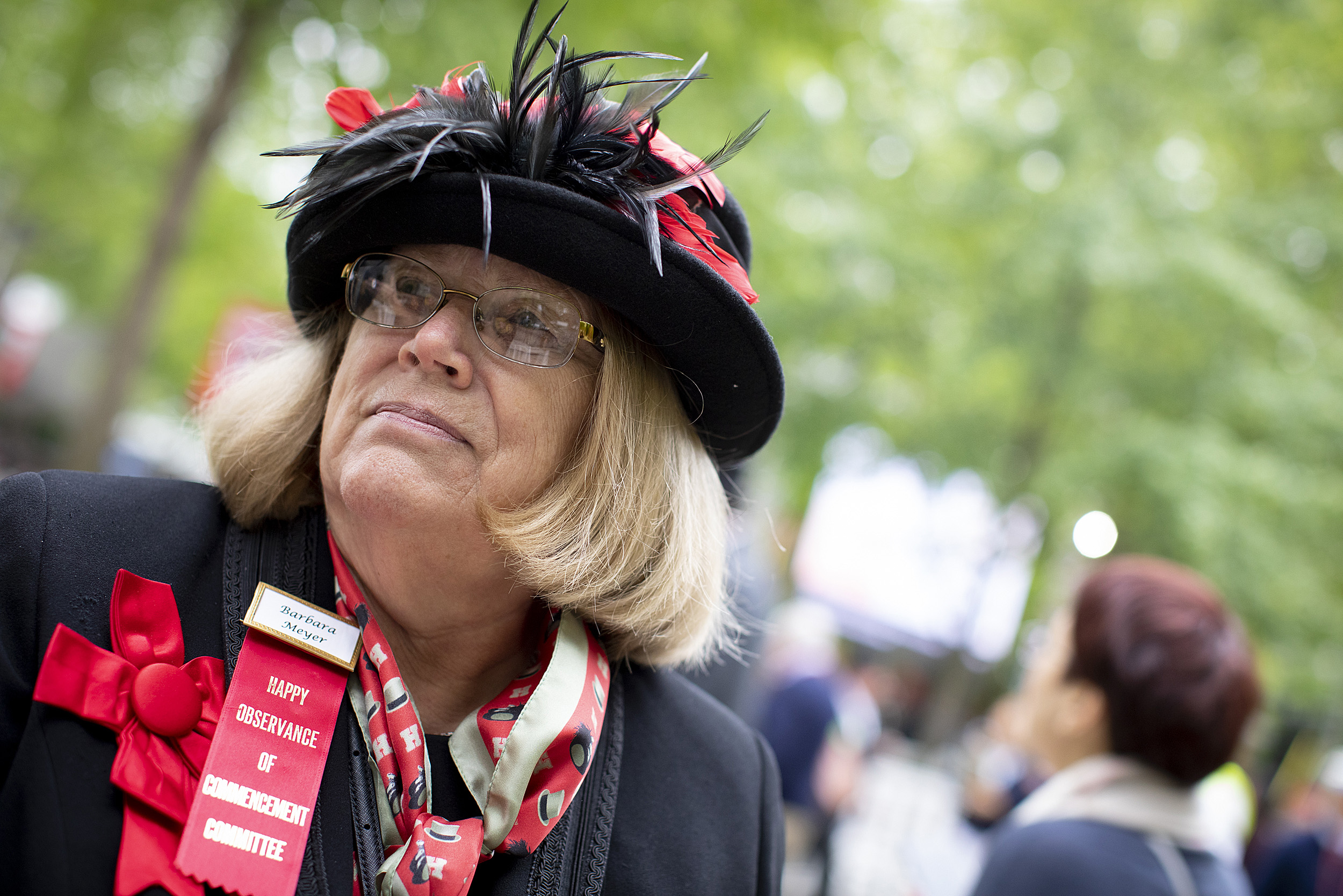 A member of the Happy Observance of Commencement