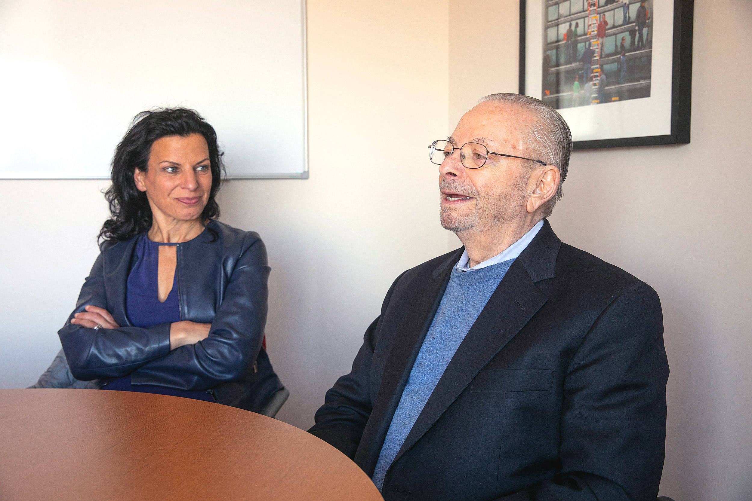 Juliette Kayyem and Barry Bloom.