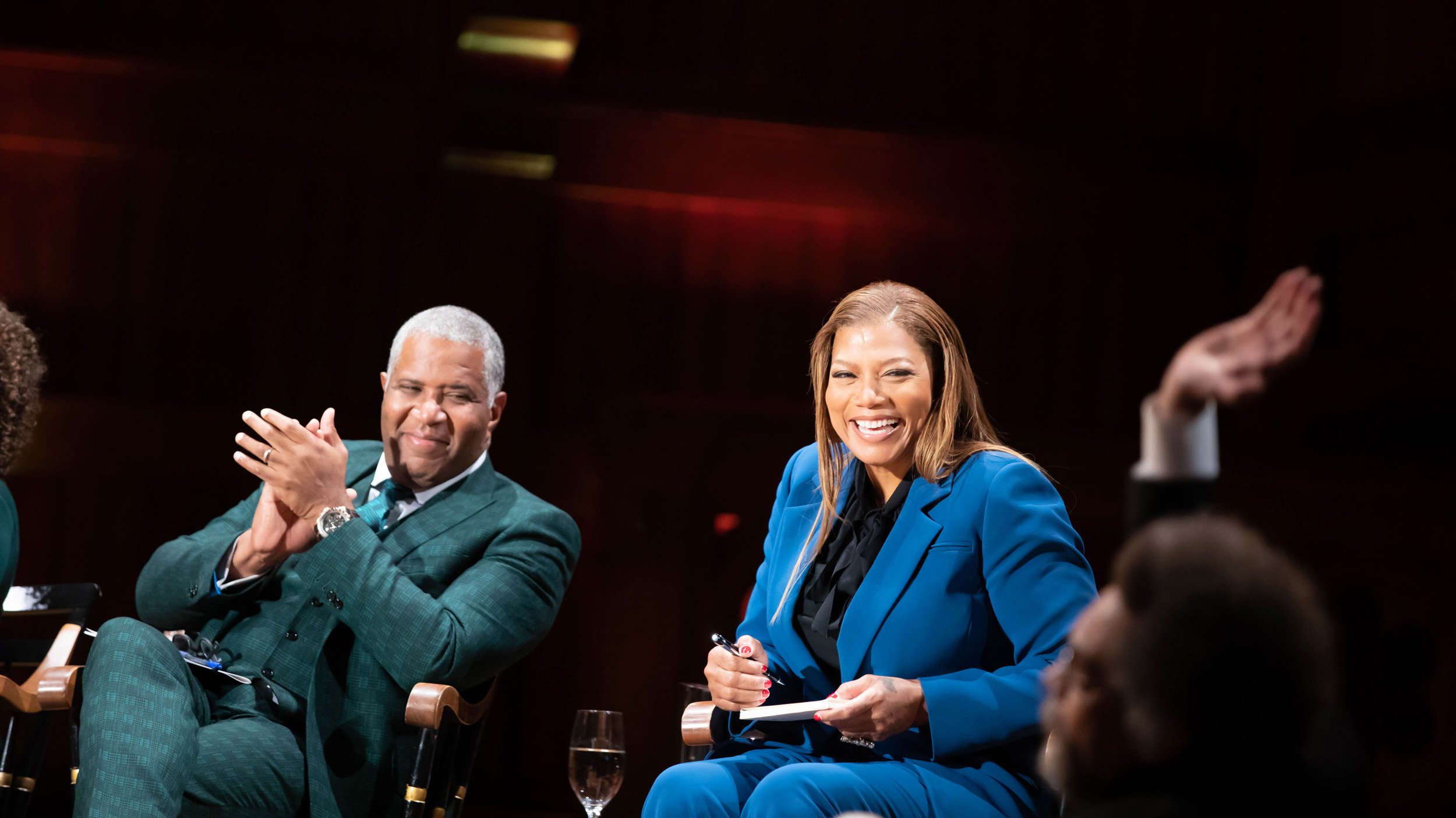 Robert Smith and Queen Latifah