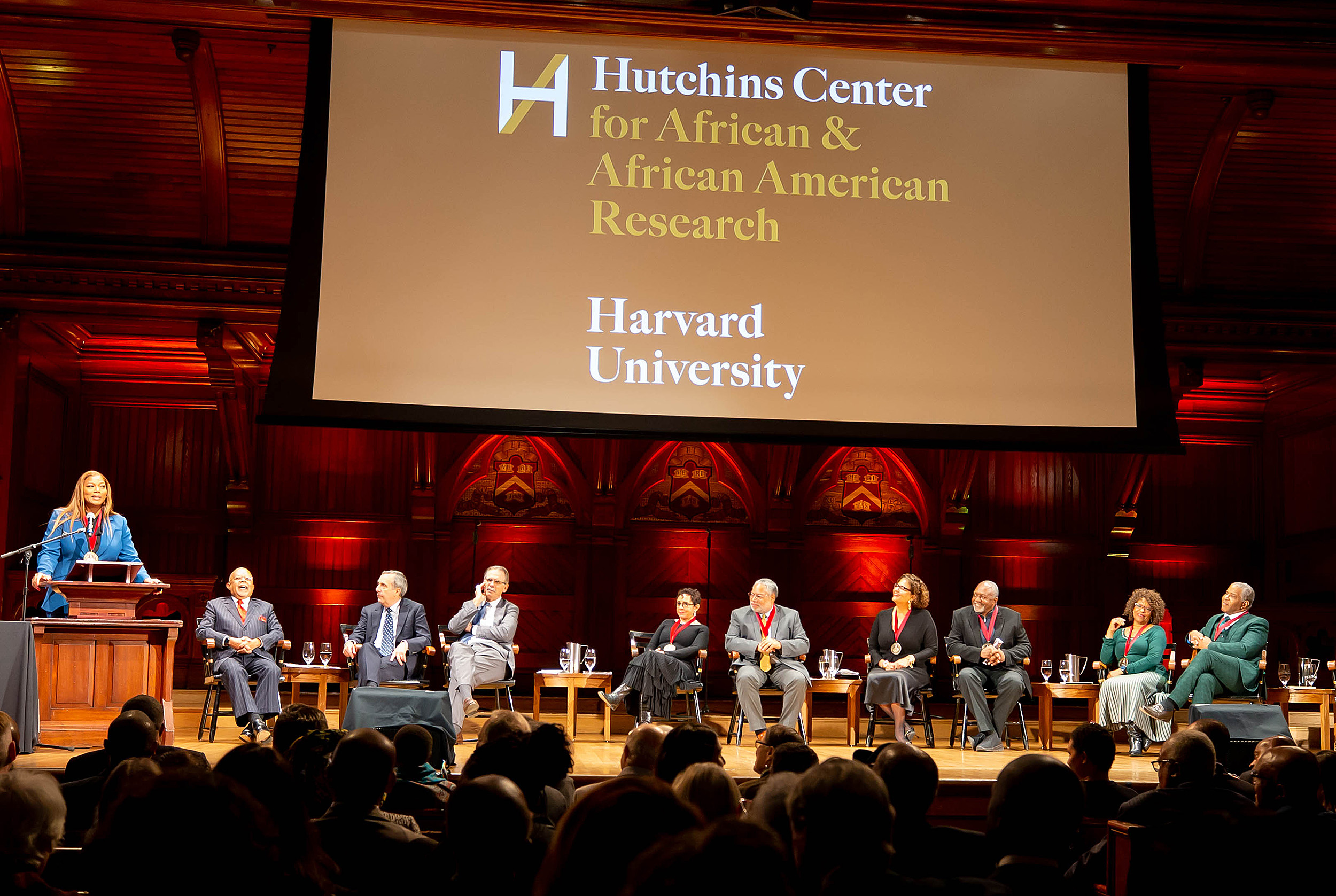 Honorees on stage