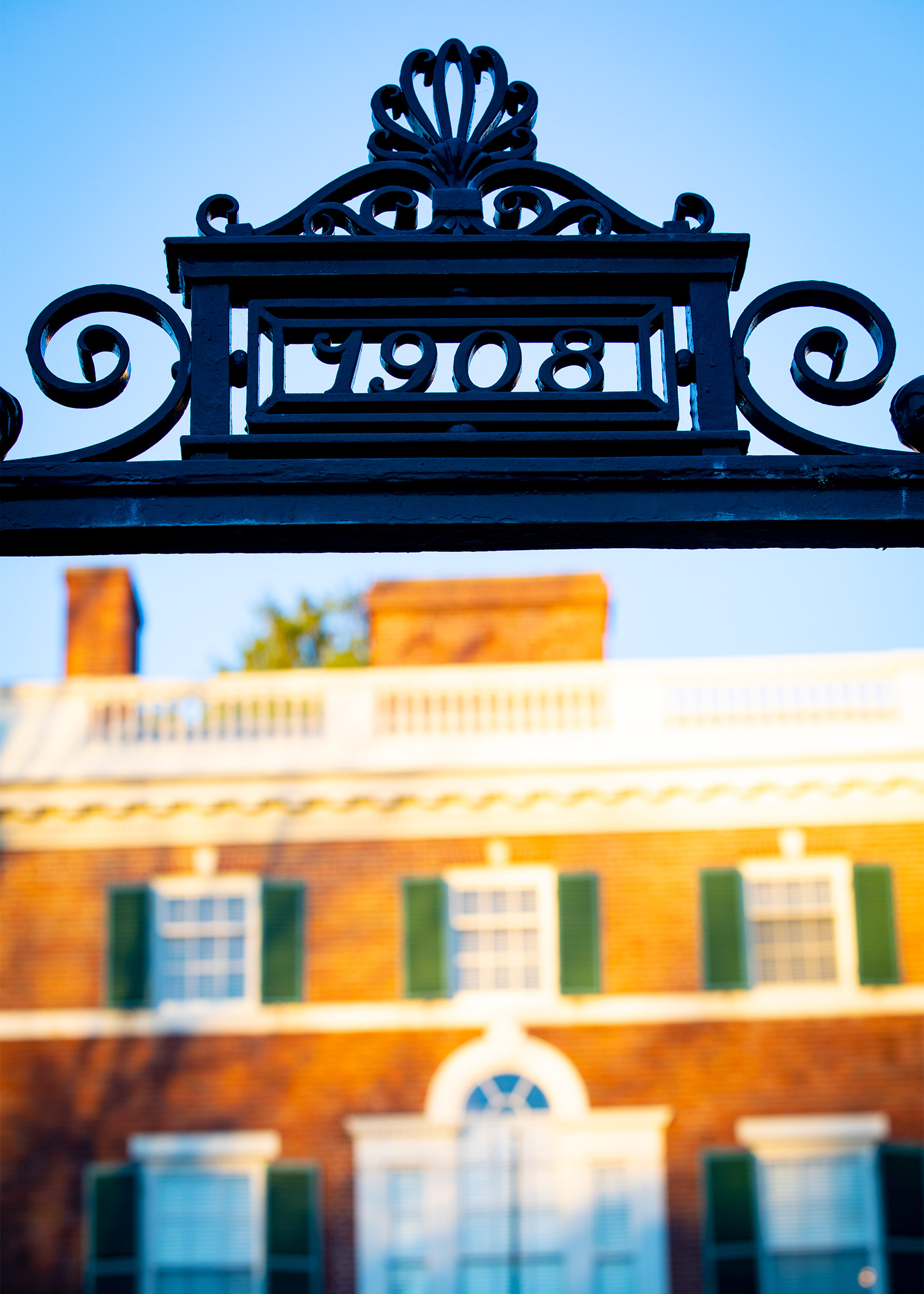 Loeb House with 1908 gate.