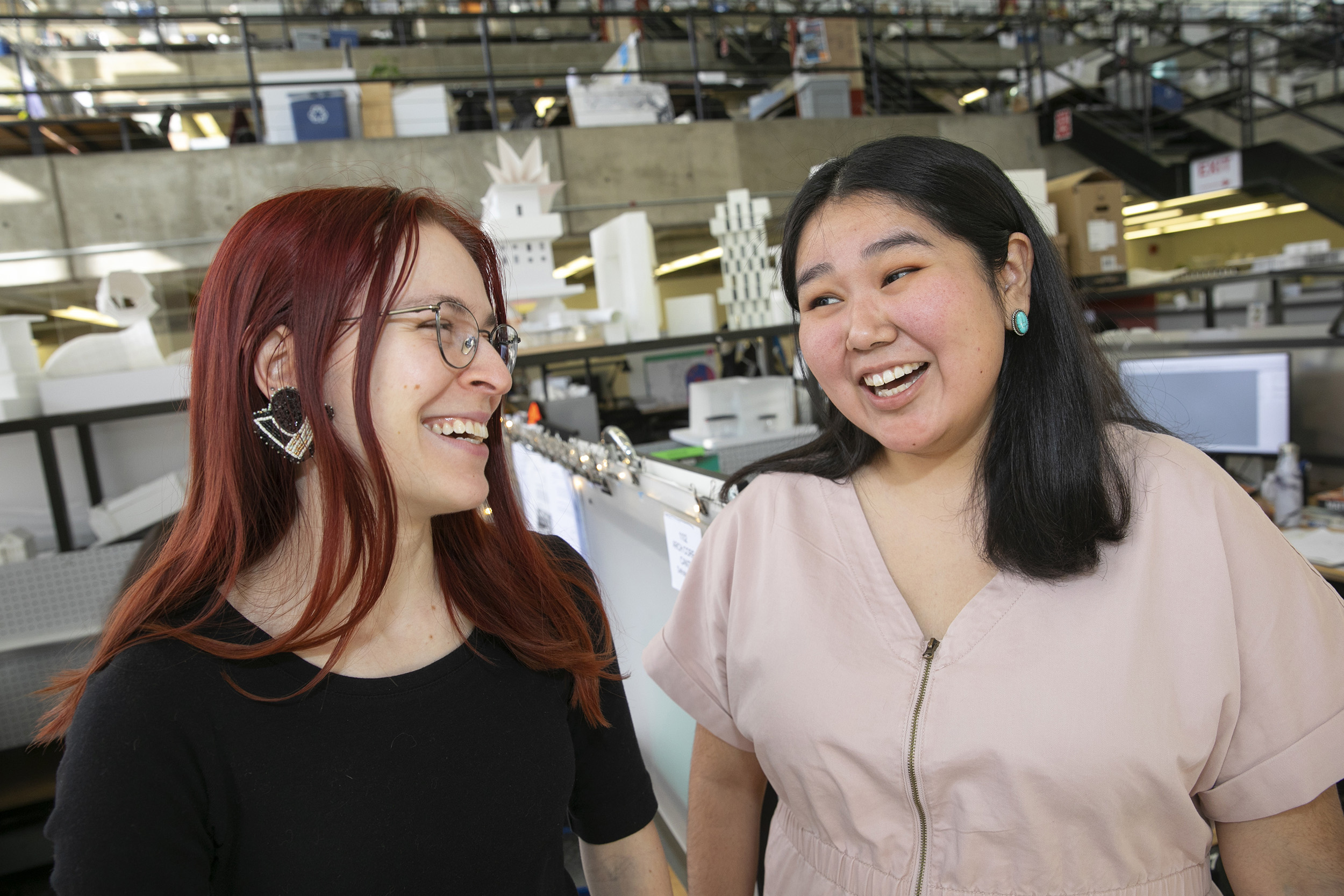 Elsa Hoover, left, and Zoe Toledo.