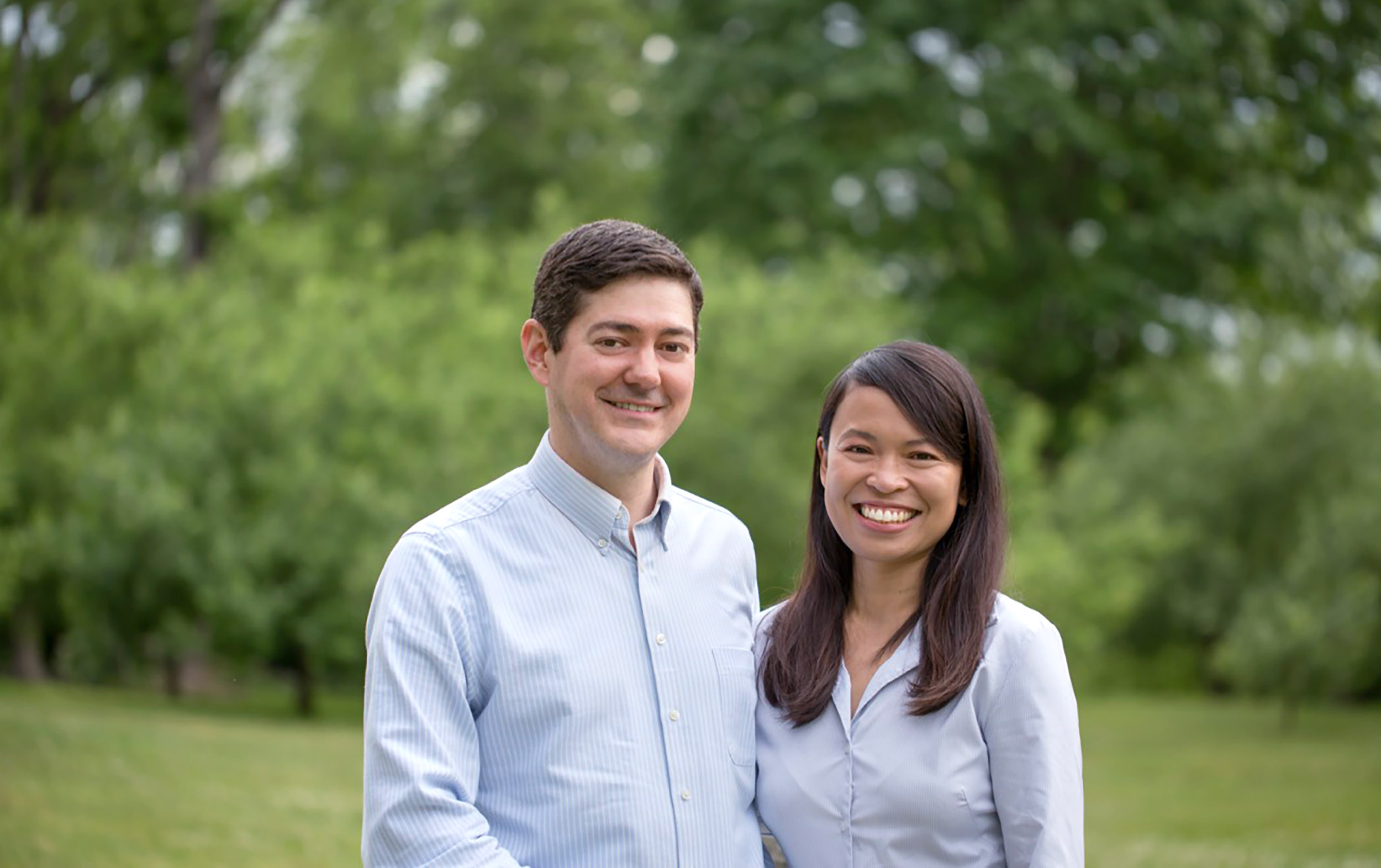Eric Beerbohm and Leslie Duhaylongsod