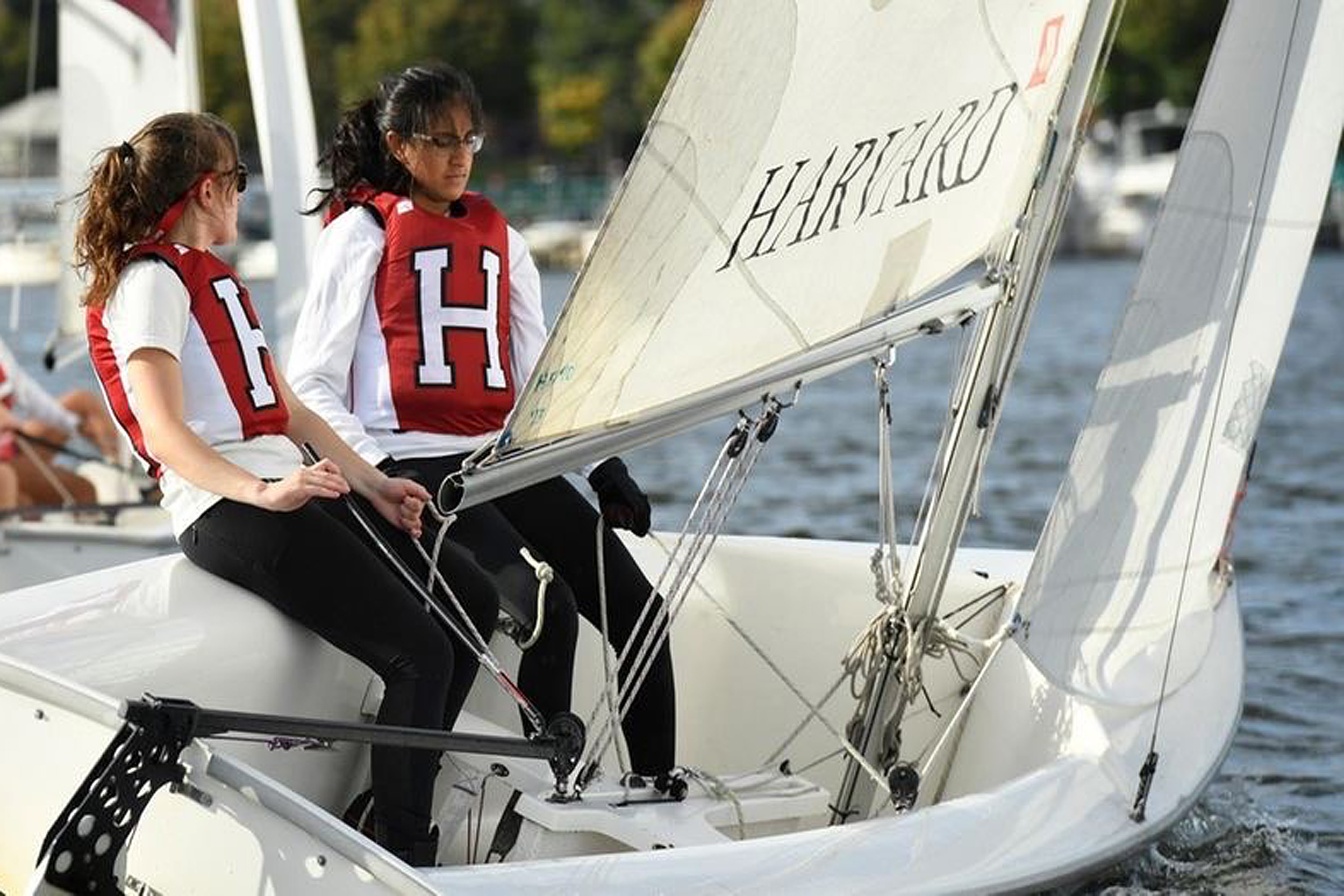 Gayatri Balasubramanian sailing.