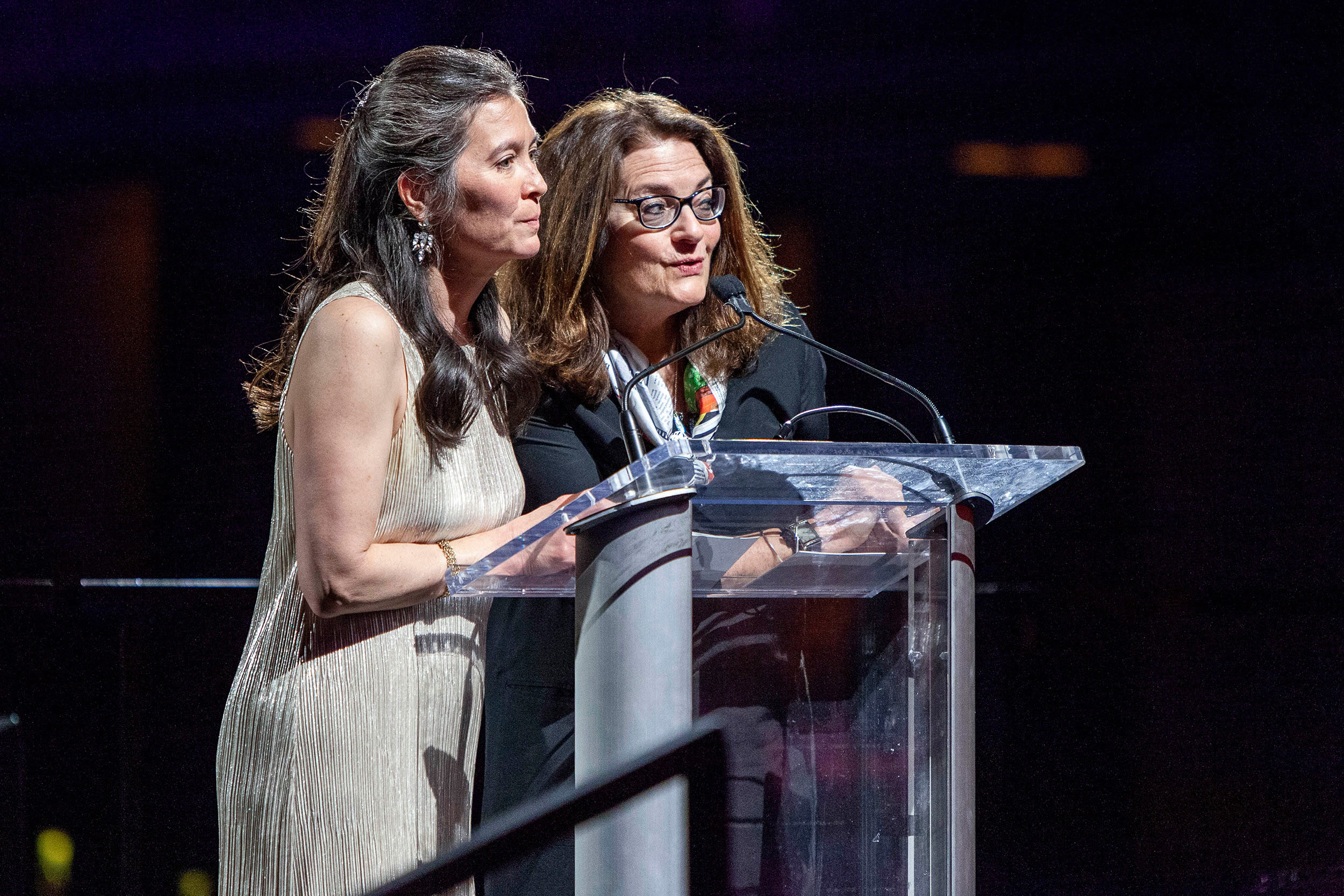 Diane Paulus and Diane Borger.