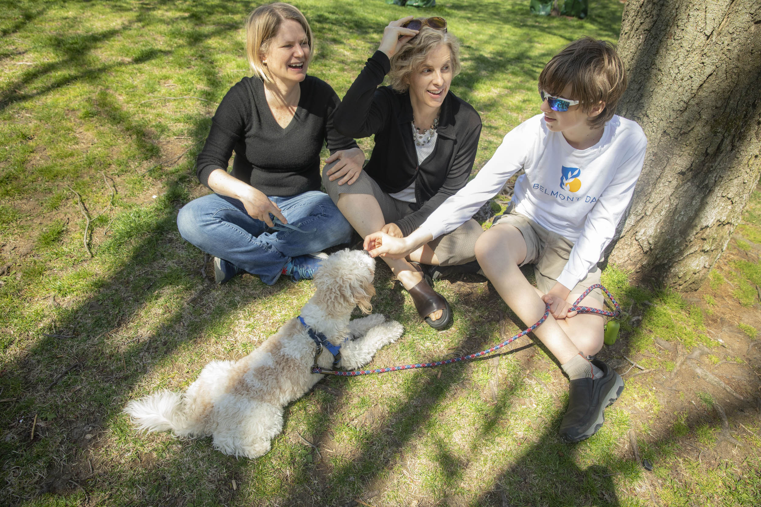 Ingrid Katz with her family.