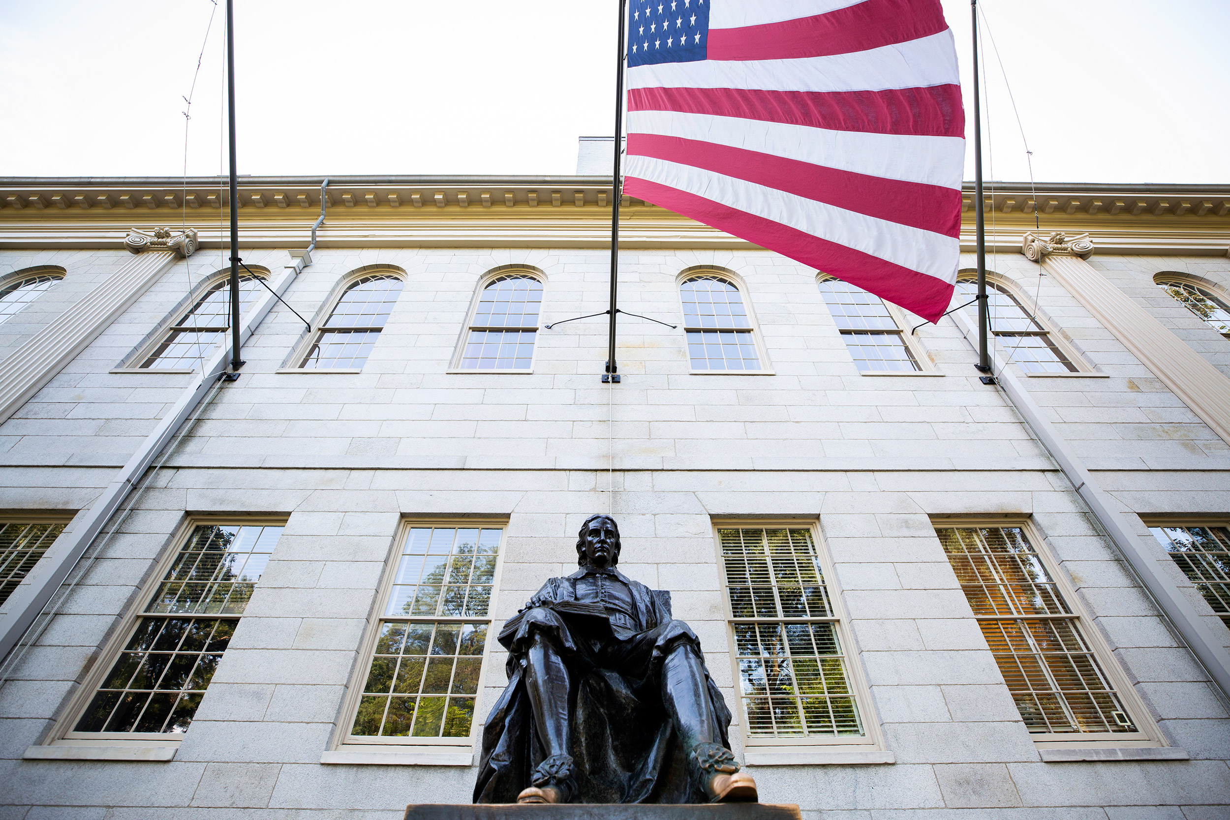 John Harvard Statue.