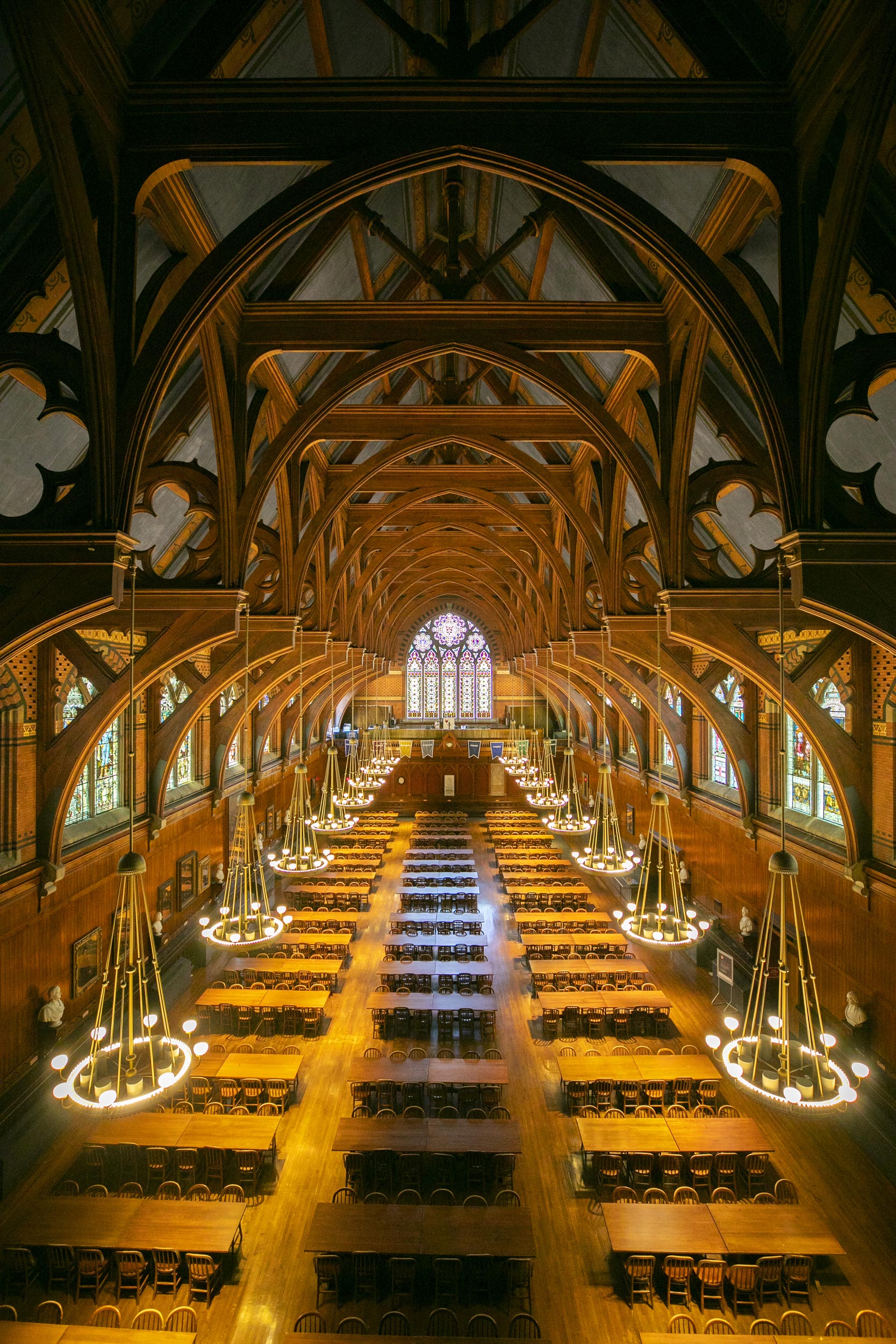 The view above Annenberg Dining Hall.