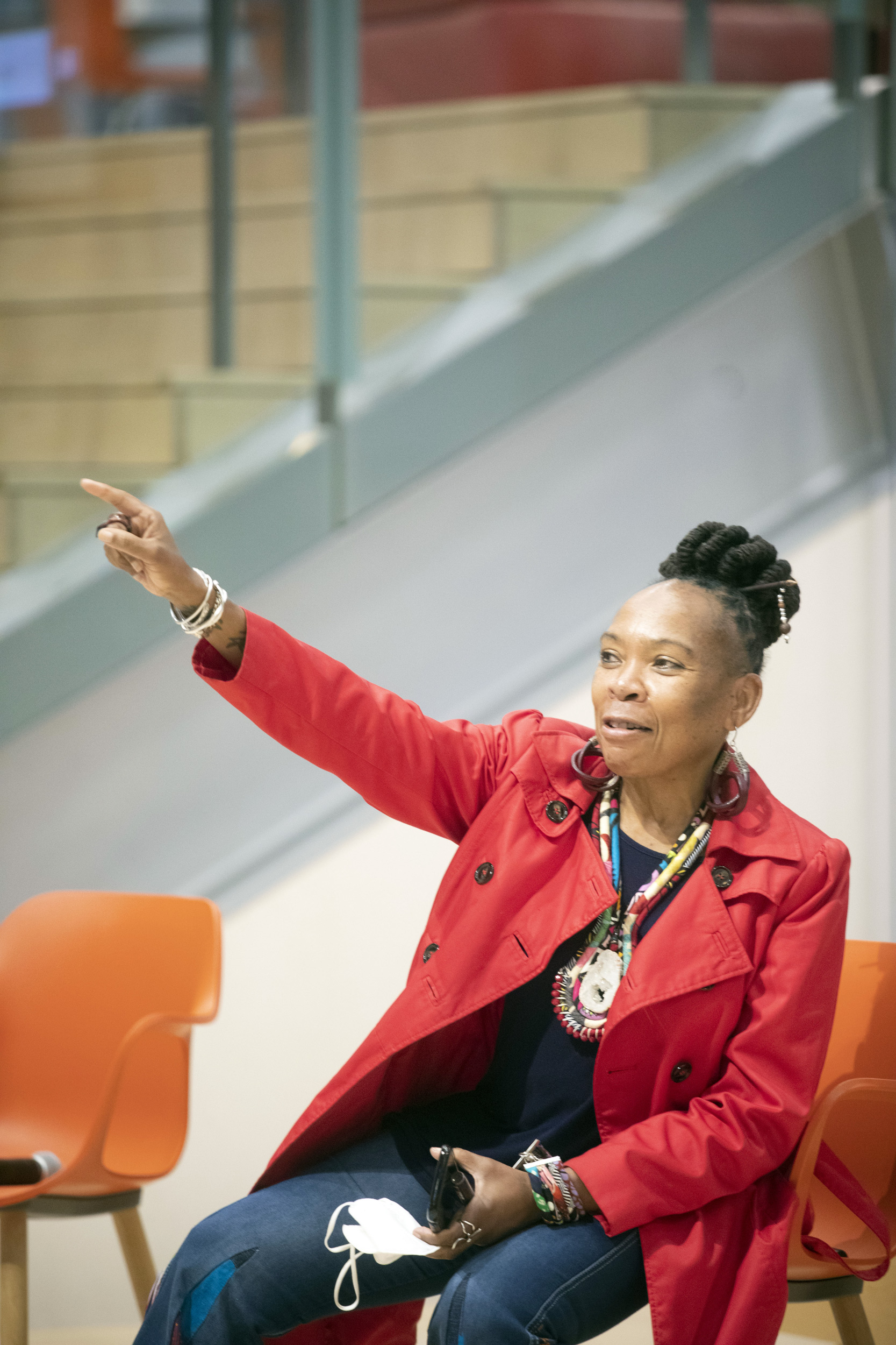 Nailah Randall-Bellinger at the film screening and conversation at Smith Campus Center.