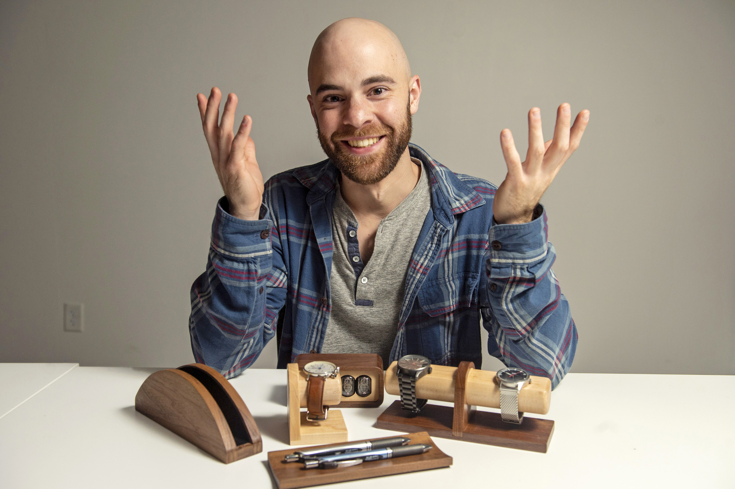 Woodworker Tim Rice,