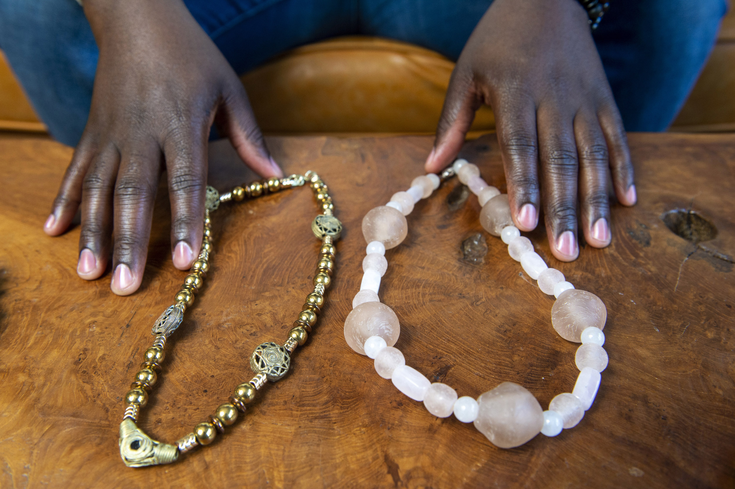 Zangar Freeman with jewelry.