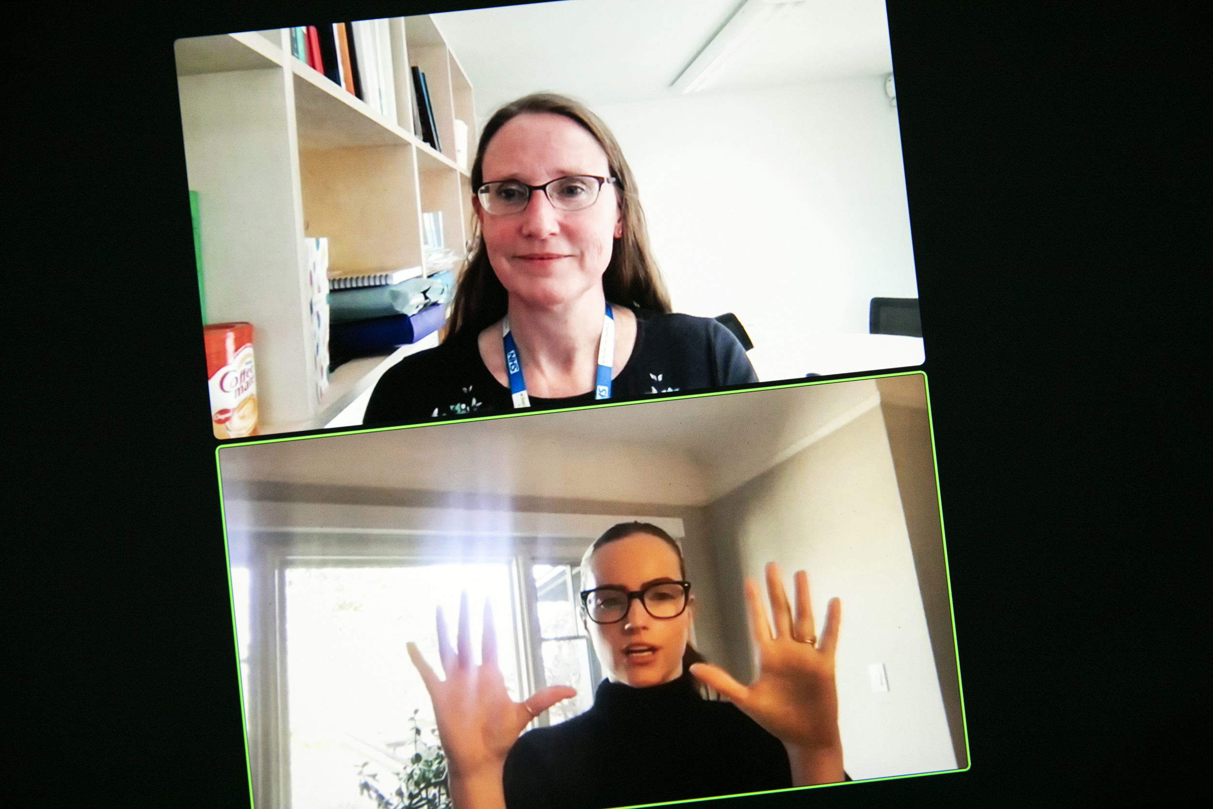 Tamsin Ford (top), from the University of Cambridge, and Rebecca Lawn.