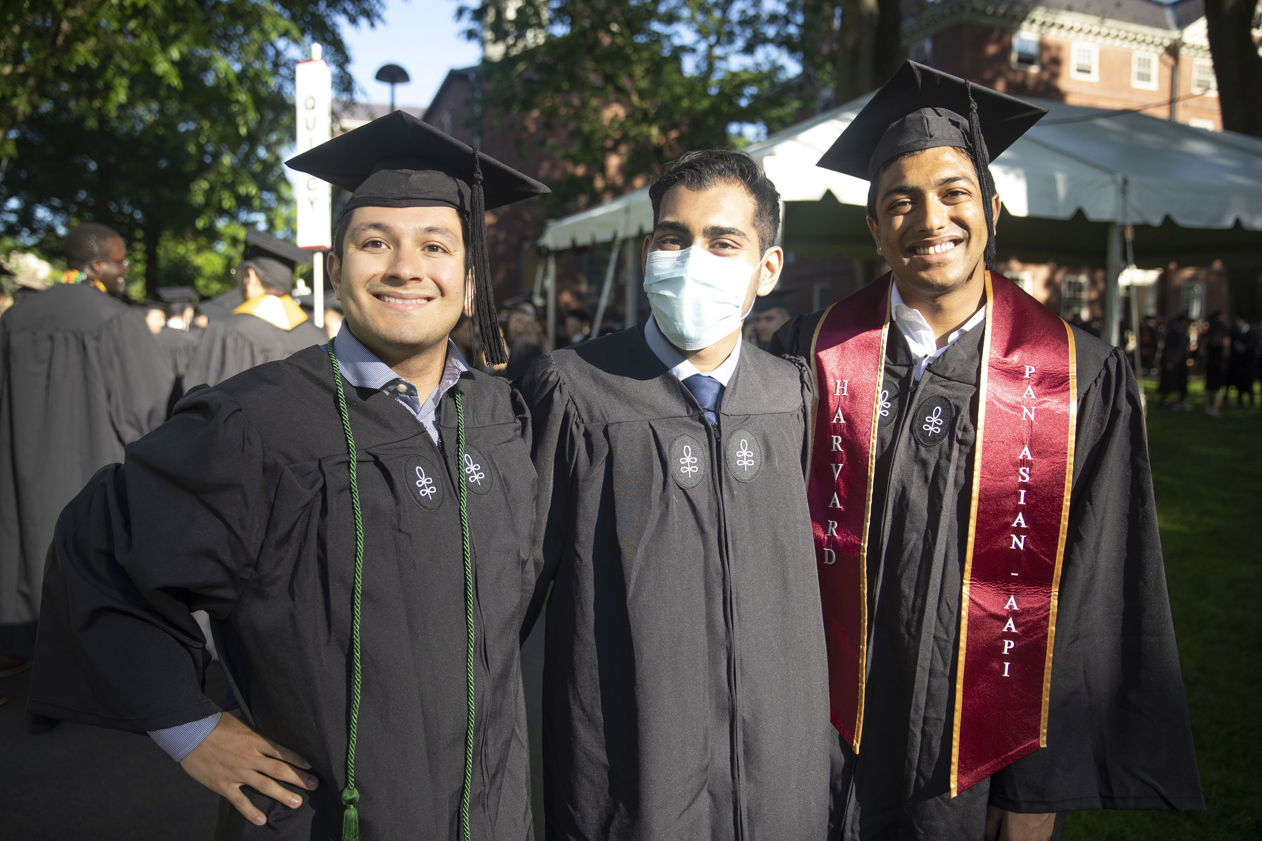 Camilo Sanchez ’20, Mohammad Ahmad ’21, and Jay Goplan ’20