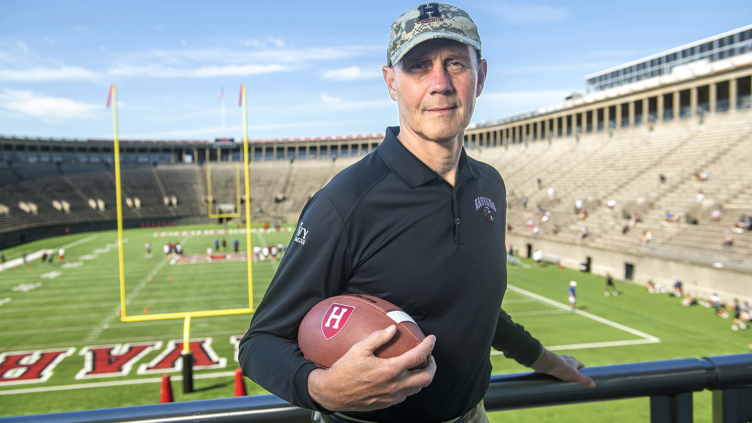 Tim Murphy at Harvard Stadium.