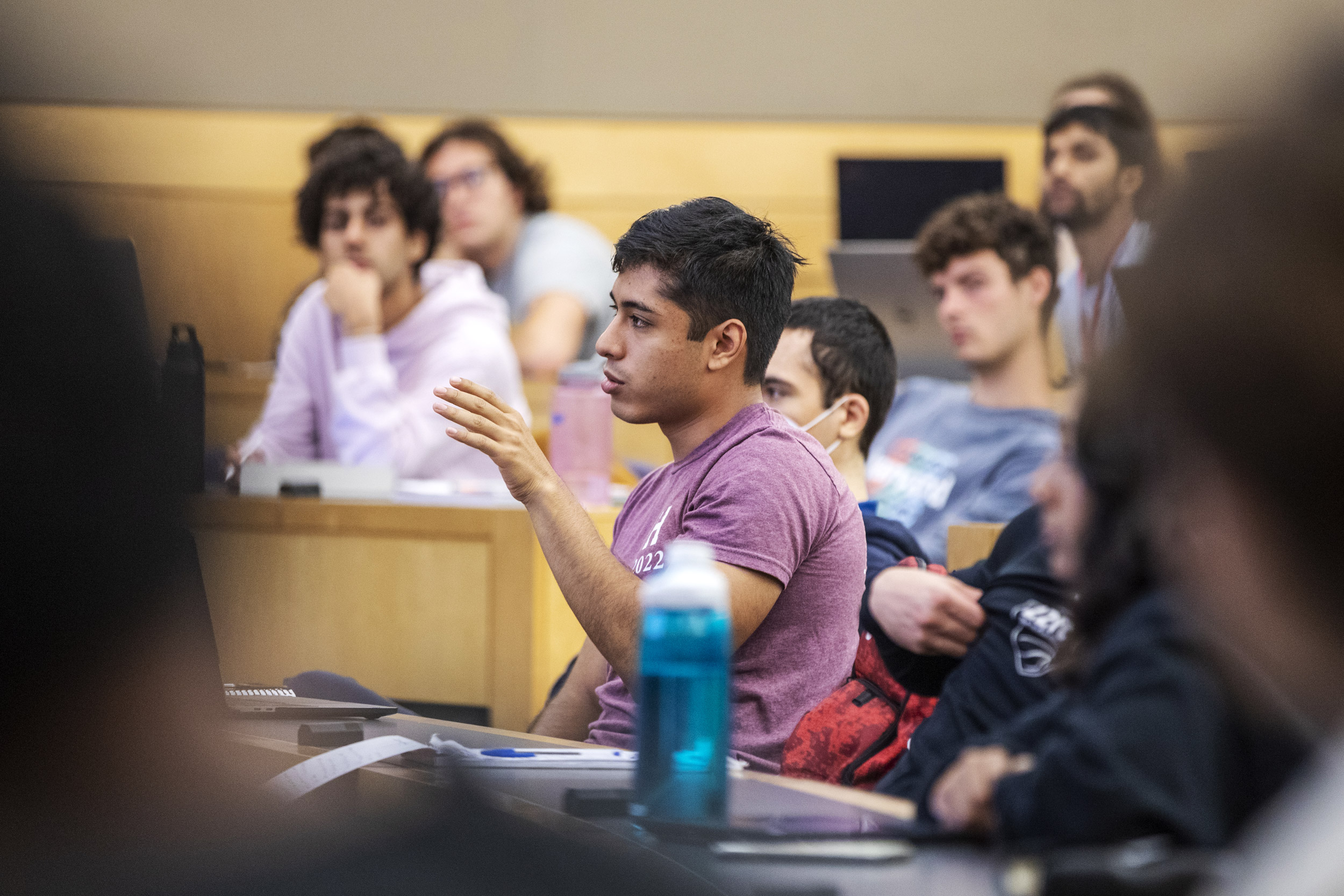 Students in class.