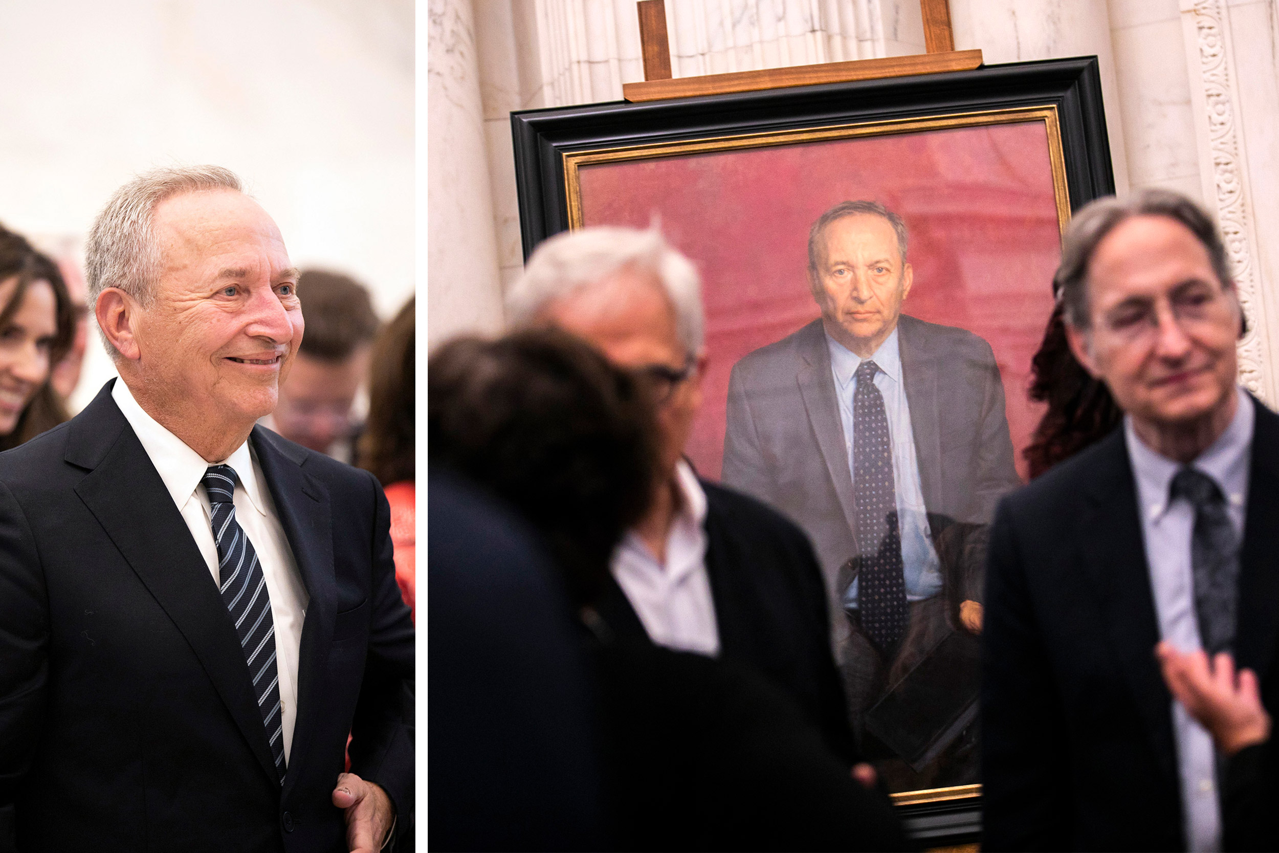 Lawrence Summers portrait unveiling.