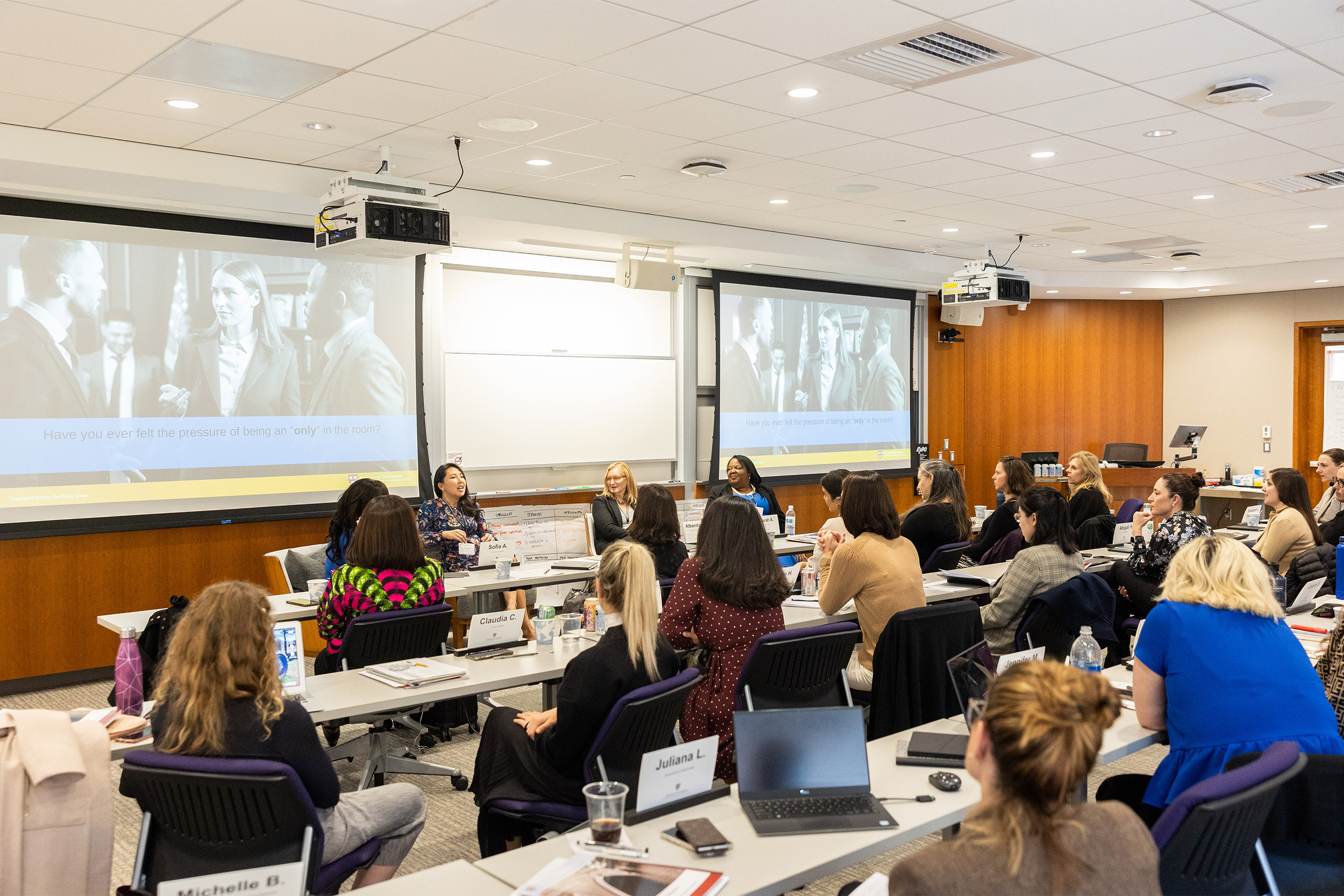 “Women Leaders: Advancing Together” meeting.