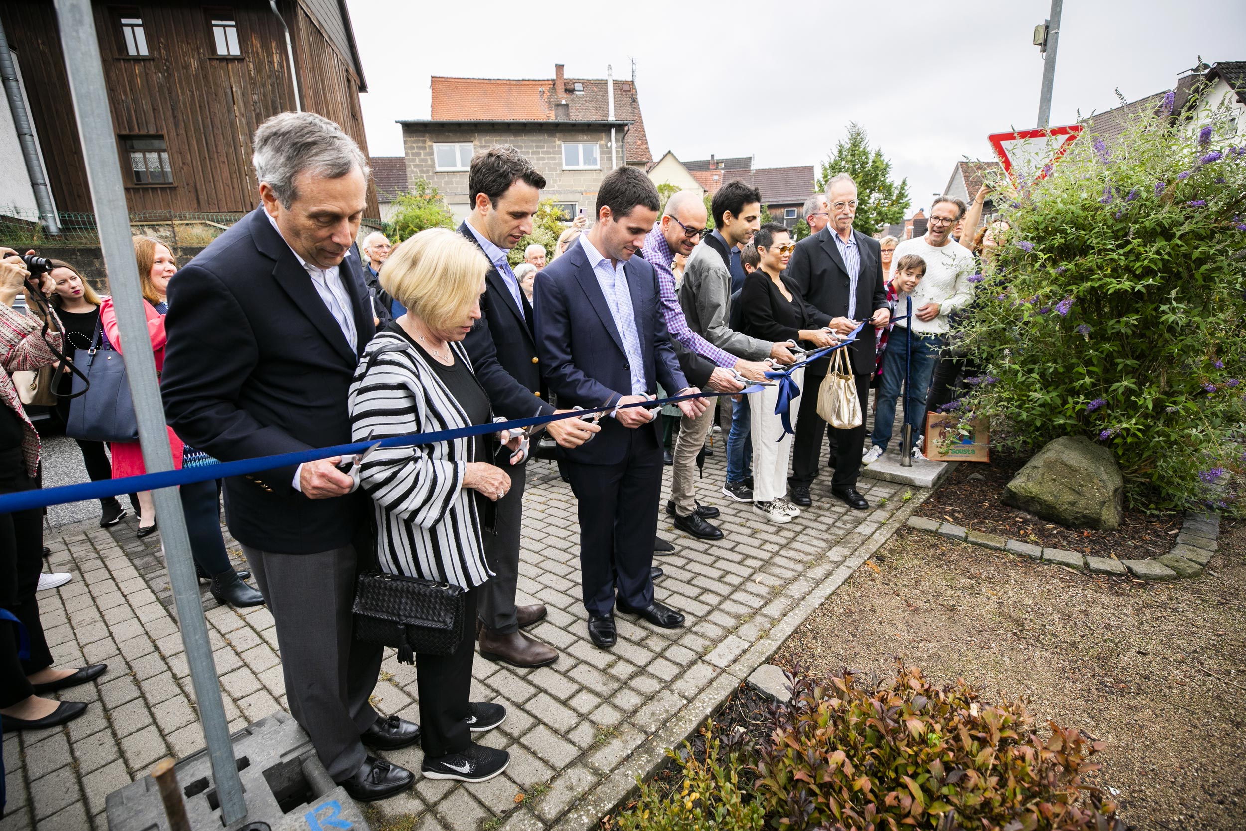 When Londorf, Germany, unveiled a Holocaust memorial in September, Bacow and other descendants of Jewish citizens from the village attended.