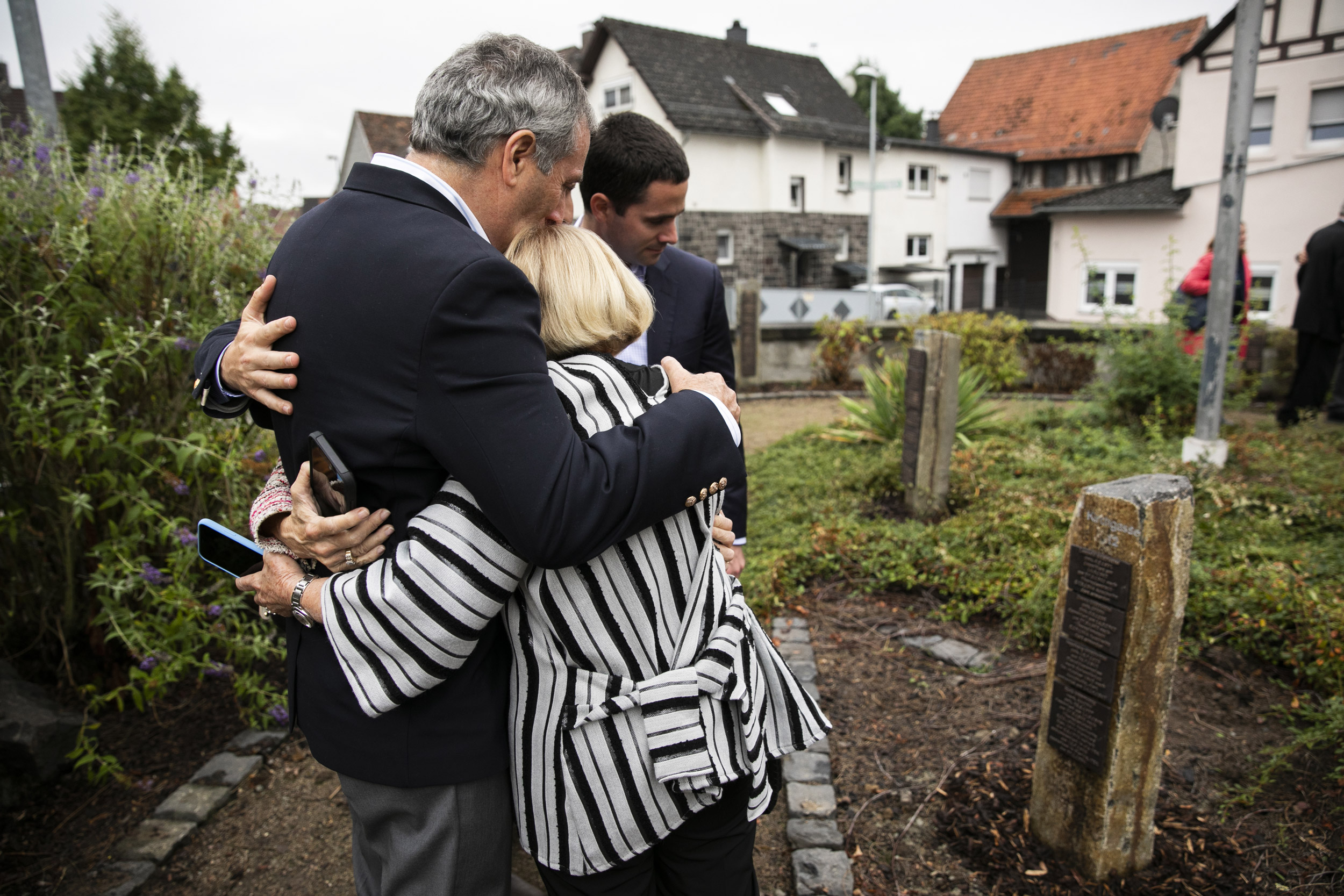 When Londorf, Germany, unveiled a Holocaust memorial in September, Bacow and other descendants of Jewish citizens from the village attended.