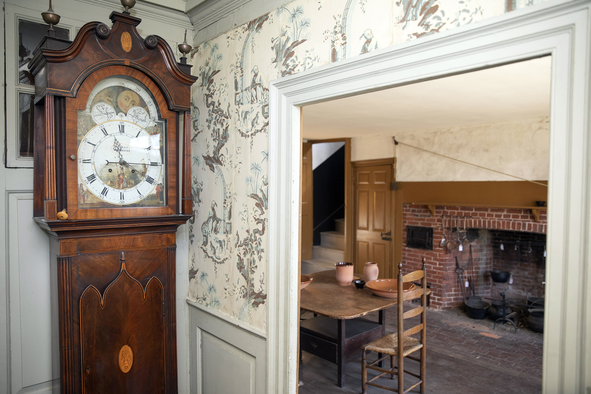 Inside Royall House and Slave Quarters in Medford.