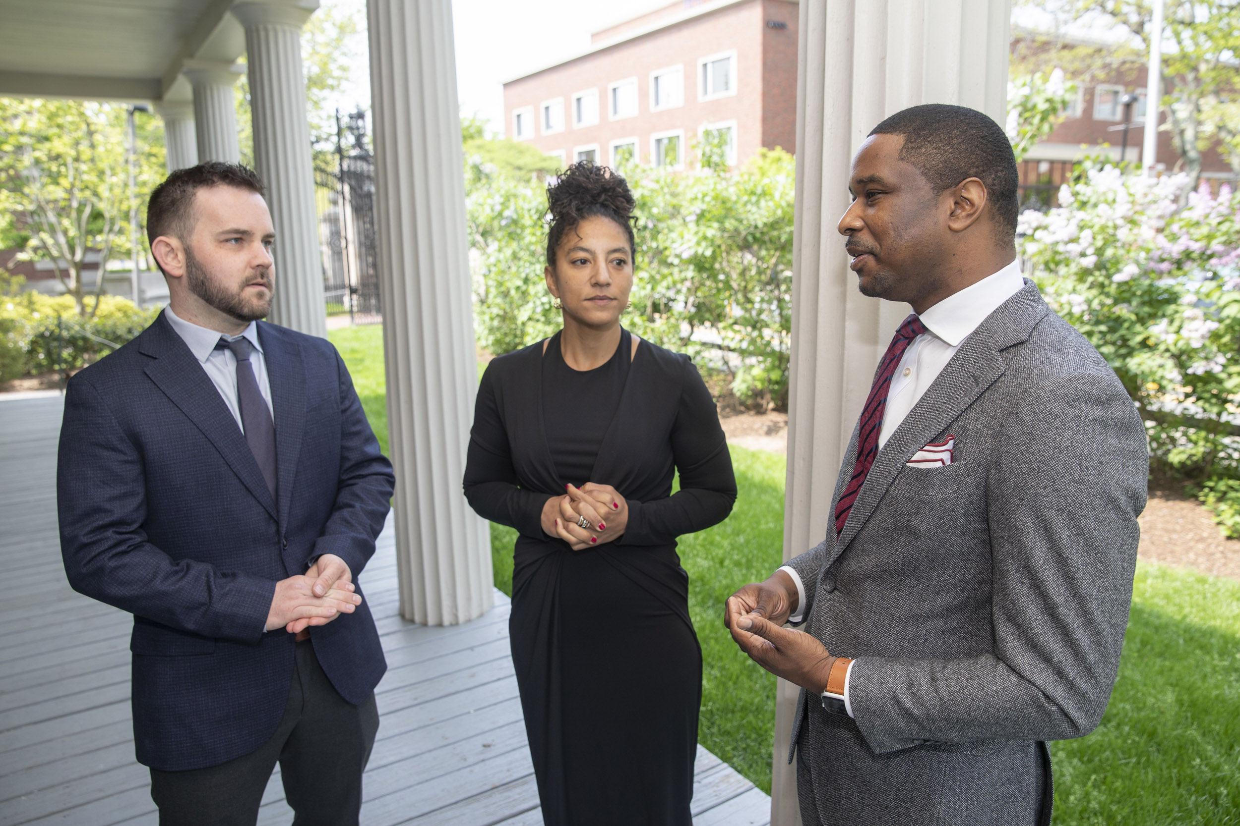 Brennan Klein, Elizabeth Hinton, and Brandon Terry.