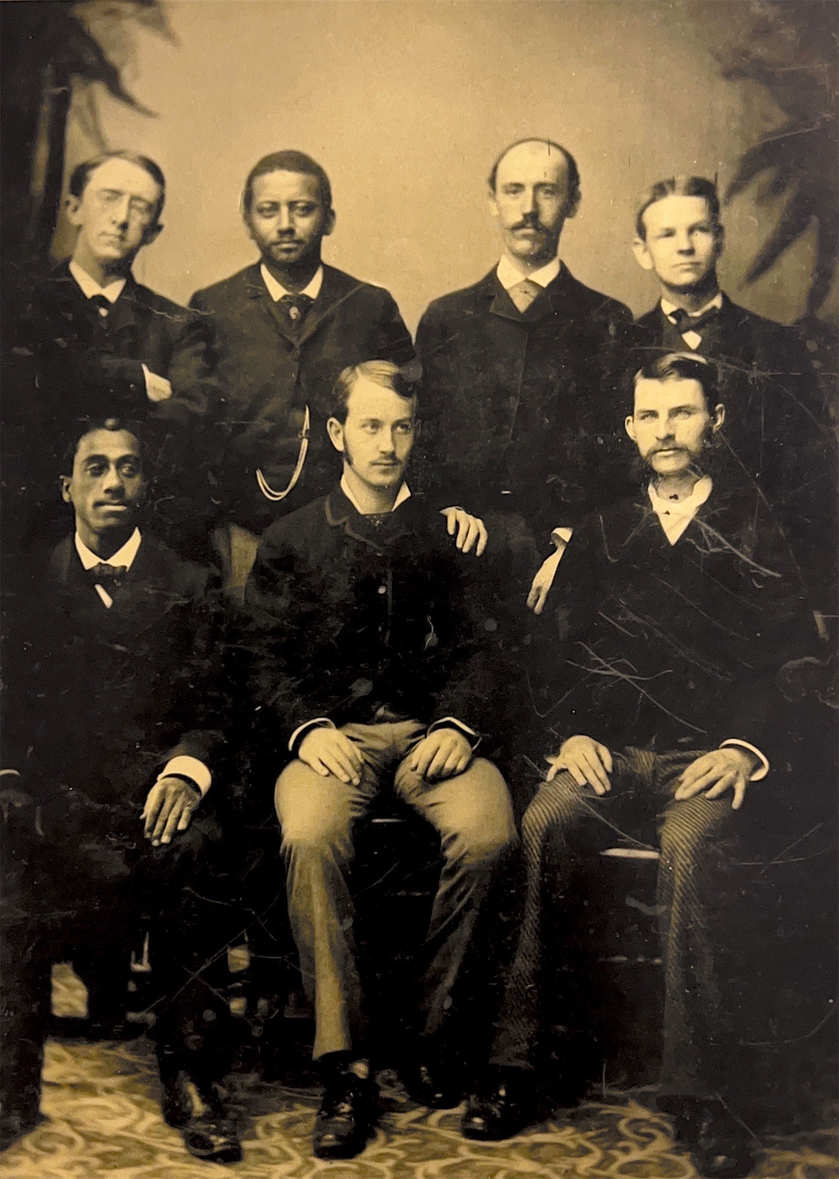 Grant with is graduating class at the Harvard Dental School.